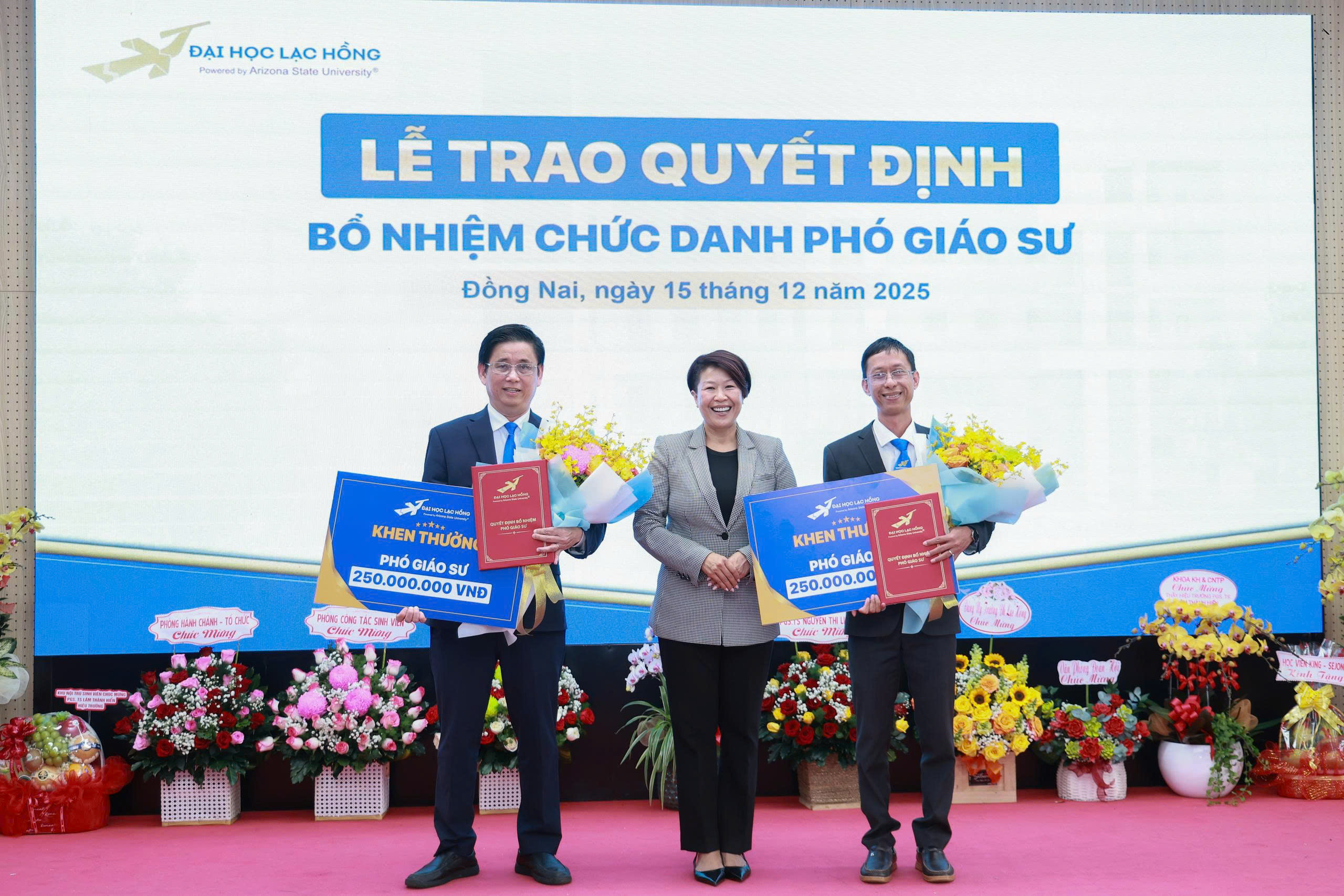 PGS.TS Lâm Thành Hiển tiếp tục giữ chức Hiệu trưởng Trường Đại học Lạc Hồng nhiệm kỳ 2025–2030 - Ảnh 1.