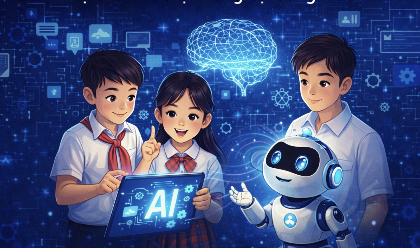 Học sinh phổ thông sắp học AI: Bộ GD-ĐT hé lộ khung nội dung mới - Ảnh 1.