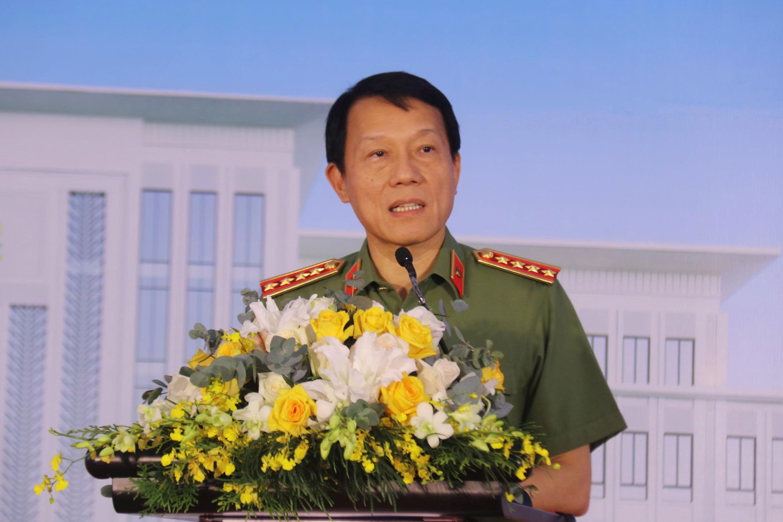 Bộ trưởng Lương Tam Quang dự lễ khởi công xây dựng Trụ sở Công an tỉnh Khánh Hòa - Ảnh 3.