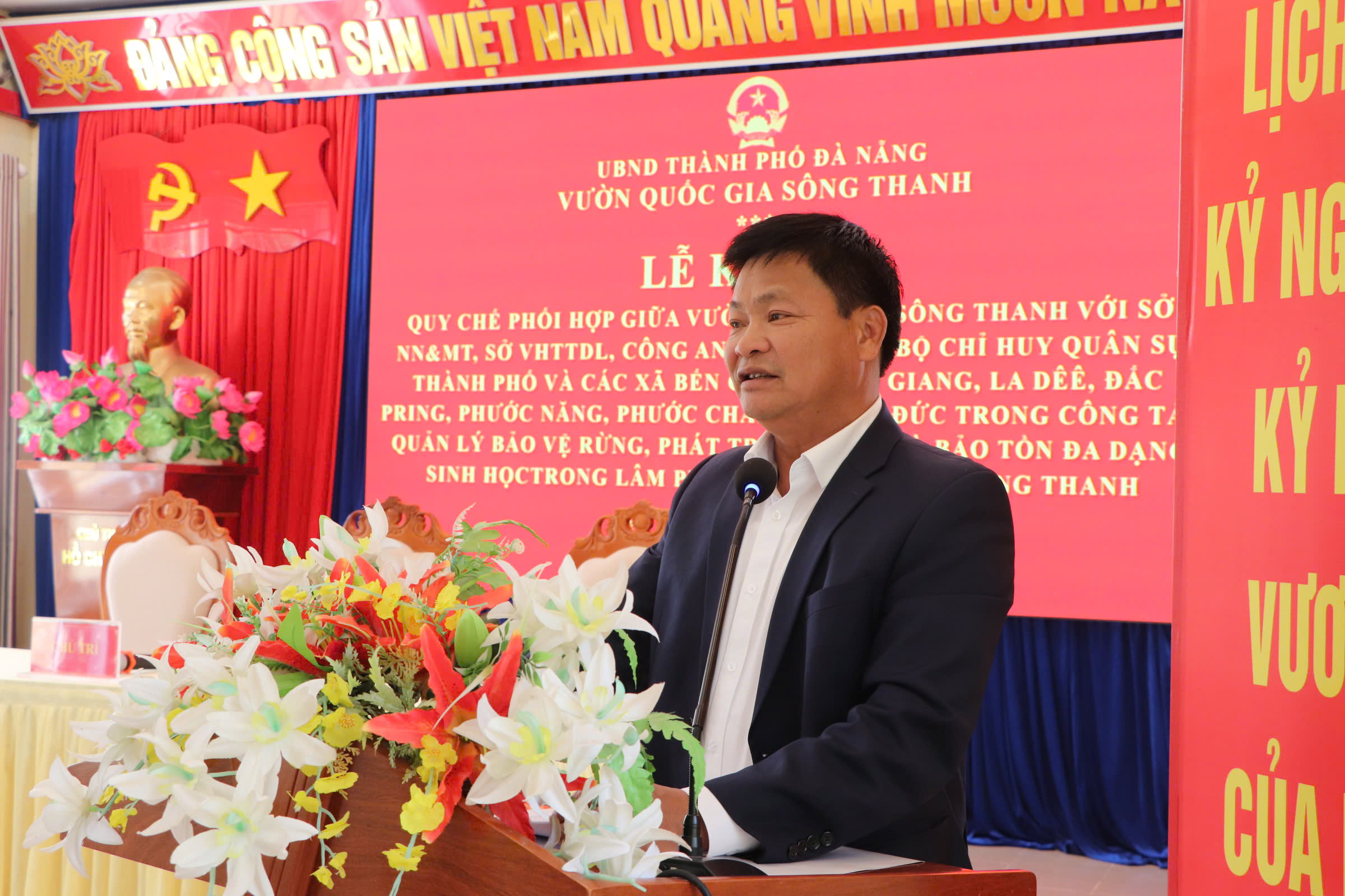 Siết chặt "lá chắn xanh" bảo vệ Vườn Quốc gia Sông Thanh - Ảnh 1. Siết chặt "lá chắn xanh" bảo vệ Vườn Quốc gia Sông Thanh - Ảnh 1.