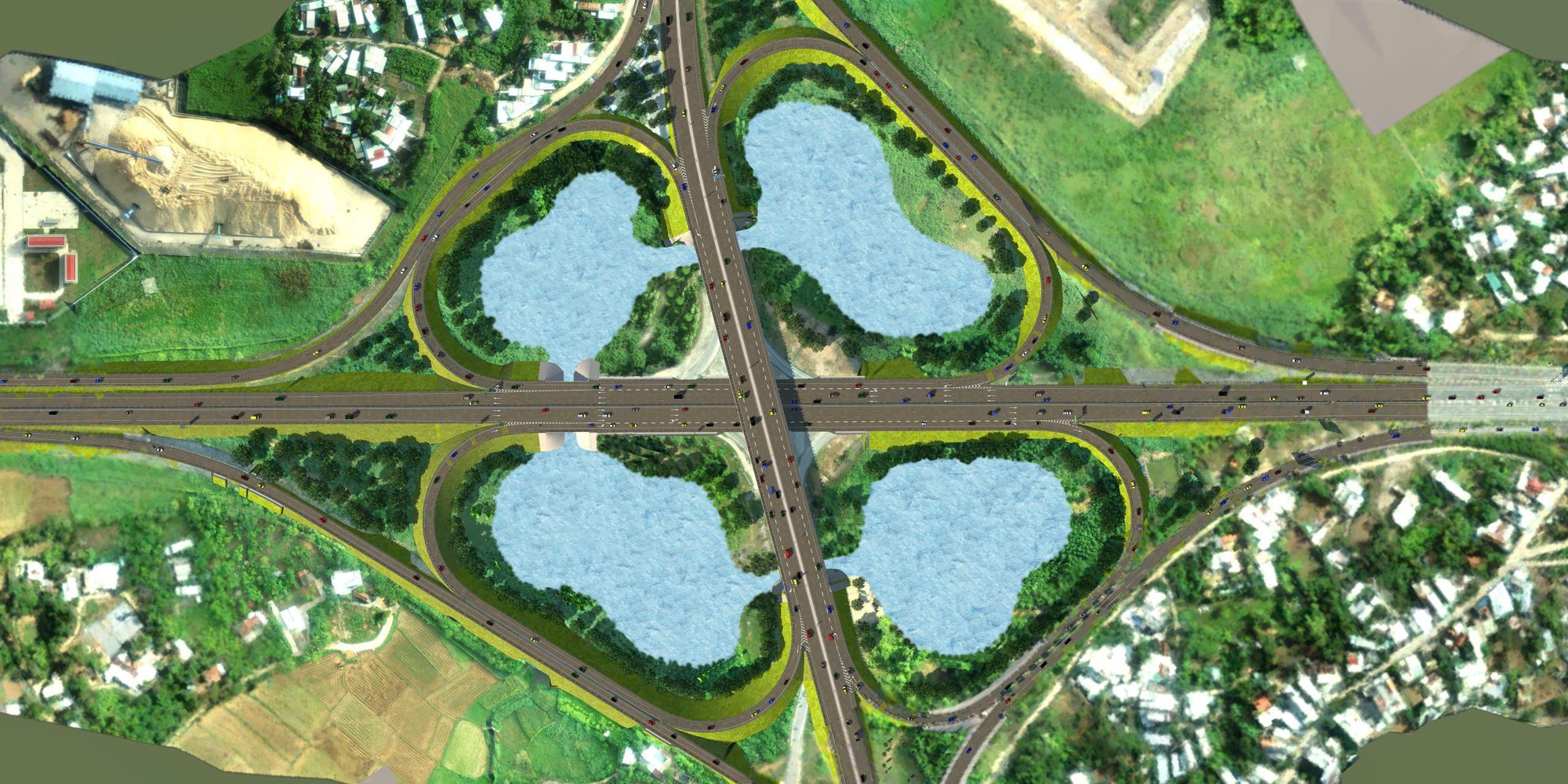 CLIP: Khởi công nút giao Quốc lộ 14B với tuyến cao tốc Đà Nẵng - Quảng Ngãi - Ảnh 2.