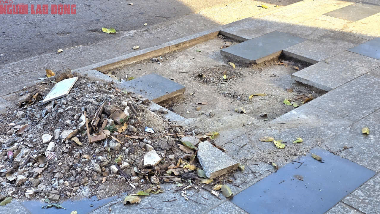 Vỉa h&egrave; Đắk Lắk vừa l&aacute;t đ&aacute; tự nhi&ecirc;n lại bị đ&agrave;o xới g&acirc;y l&atilde;ng ph&iacute; - Ảnh 10.