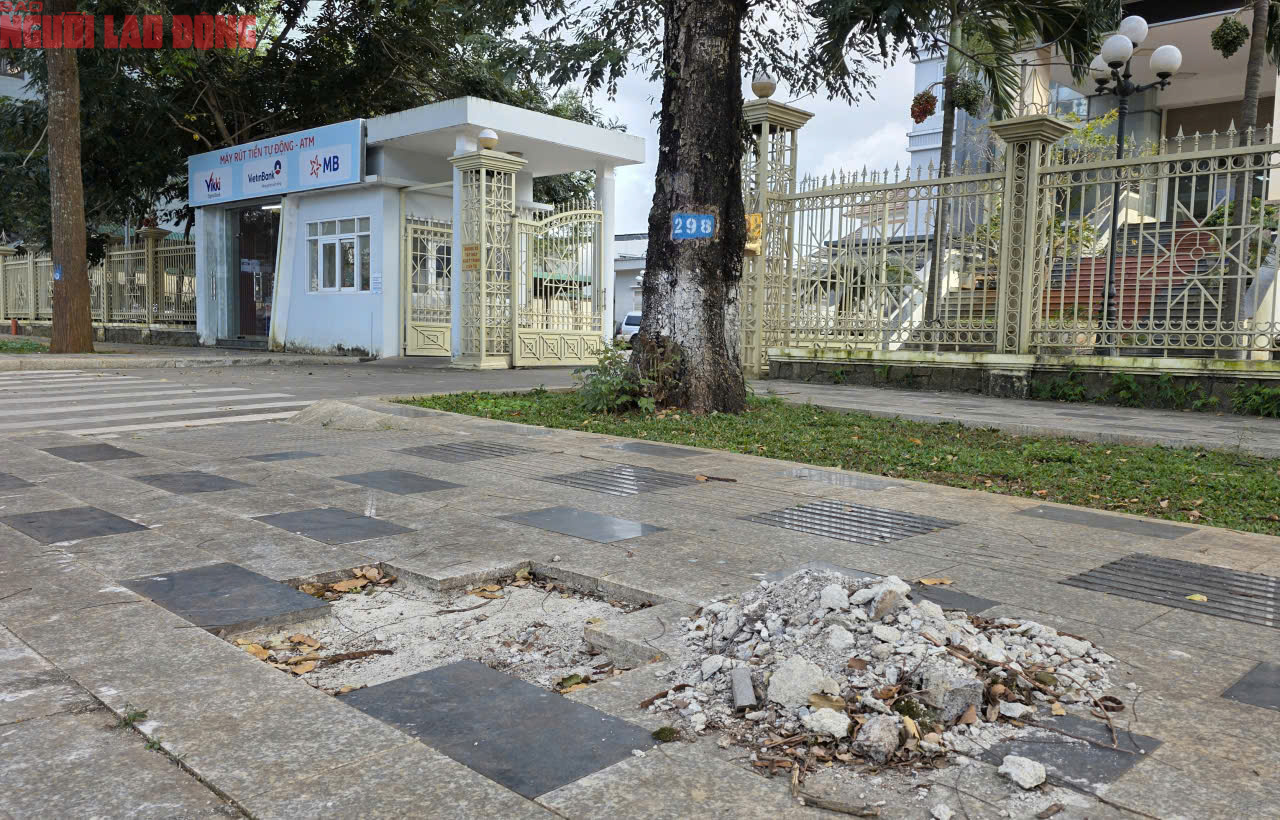 Vỉa h&egrave; Đắk Lắk vừa l&aacute;t đ&aacute; tự nhi&ecirc;n lại bị đ&agrave;o xới g&acirc;y l&atilde;ng ph&iacute; - Ảnh 15.