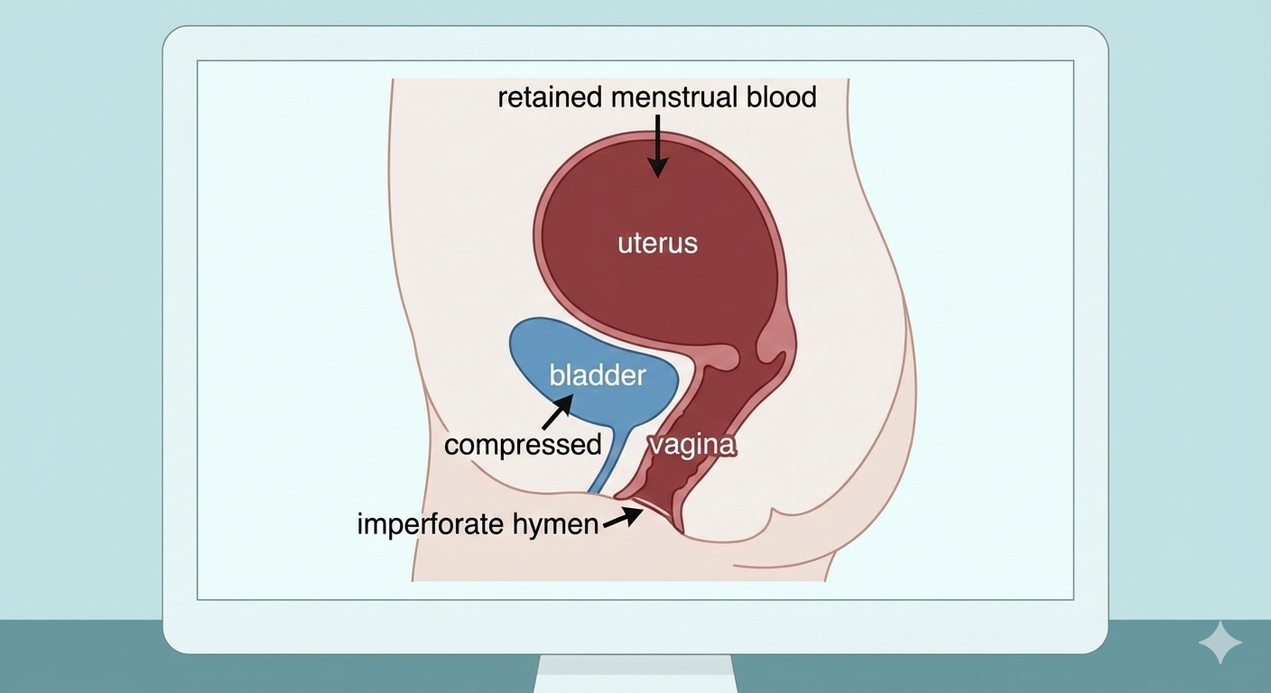 Bé gái 11 tuổi bí tiểu hơn 2 tháng do màng trinh không thủng - Ảnh 1.