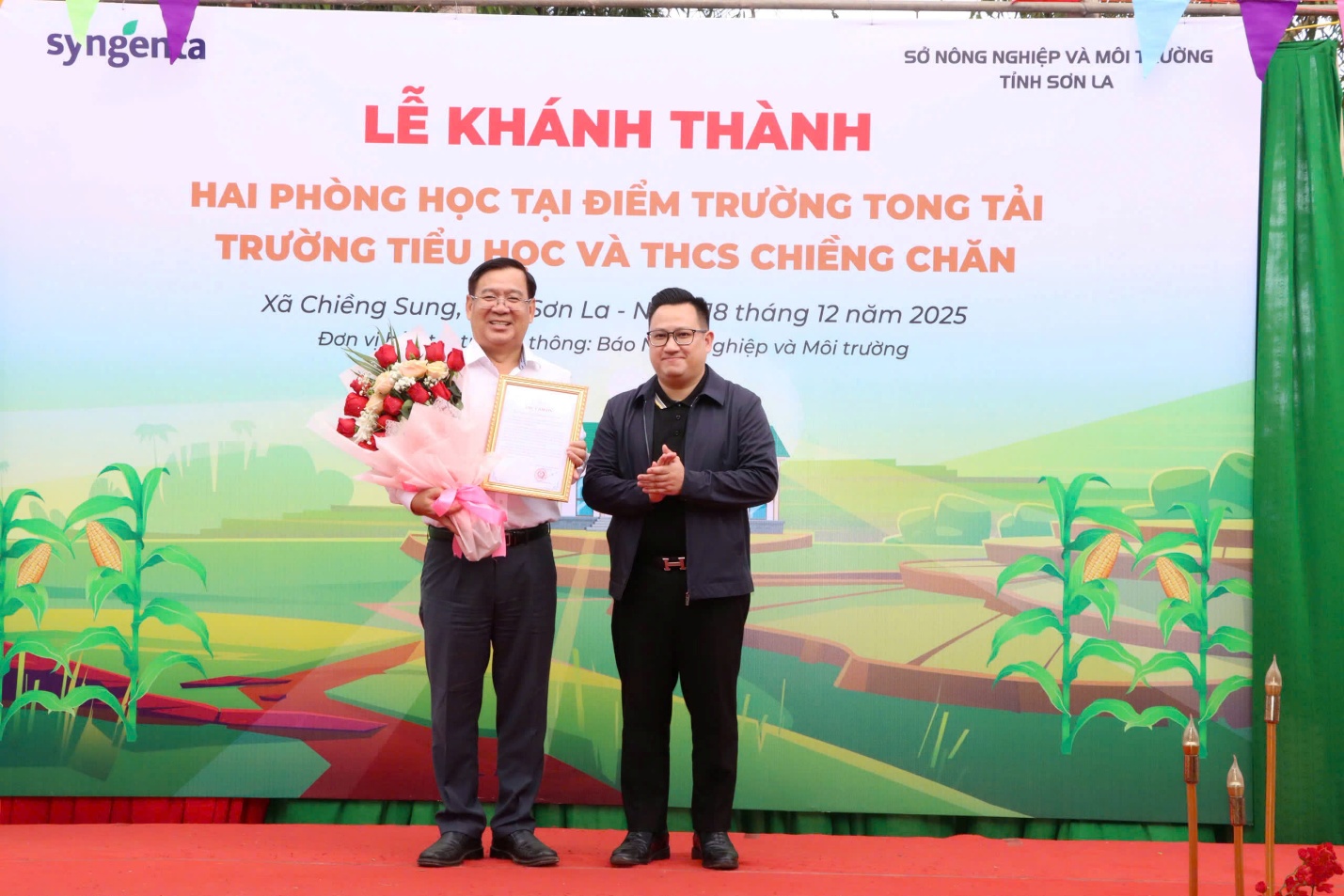 Syngenta khánh thành điểm trường và trao tặng nhà tại Sơn La - Ảnh 1.