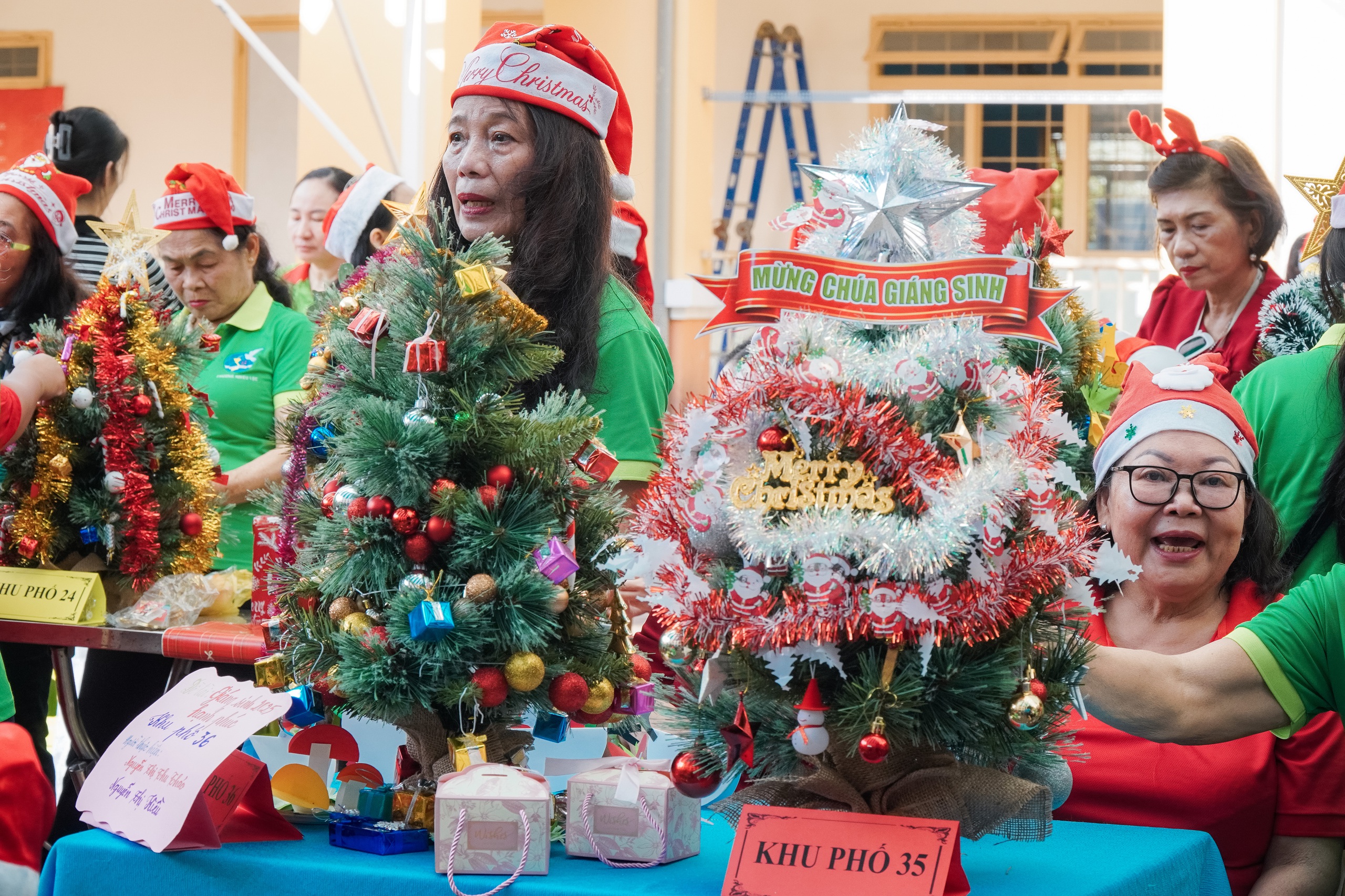 Phường Nhiêu Lộc "lên đèn" đón Giáng sinh bằng hội thi trang trí cây thông - Ảnh 6.