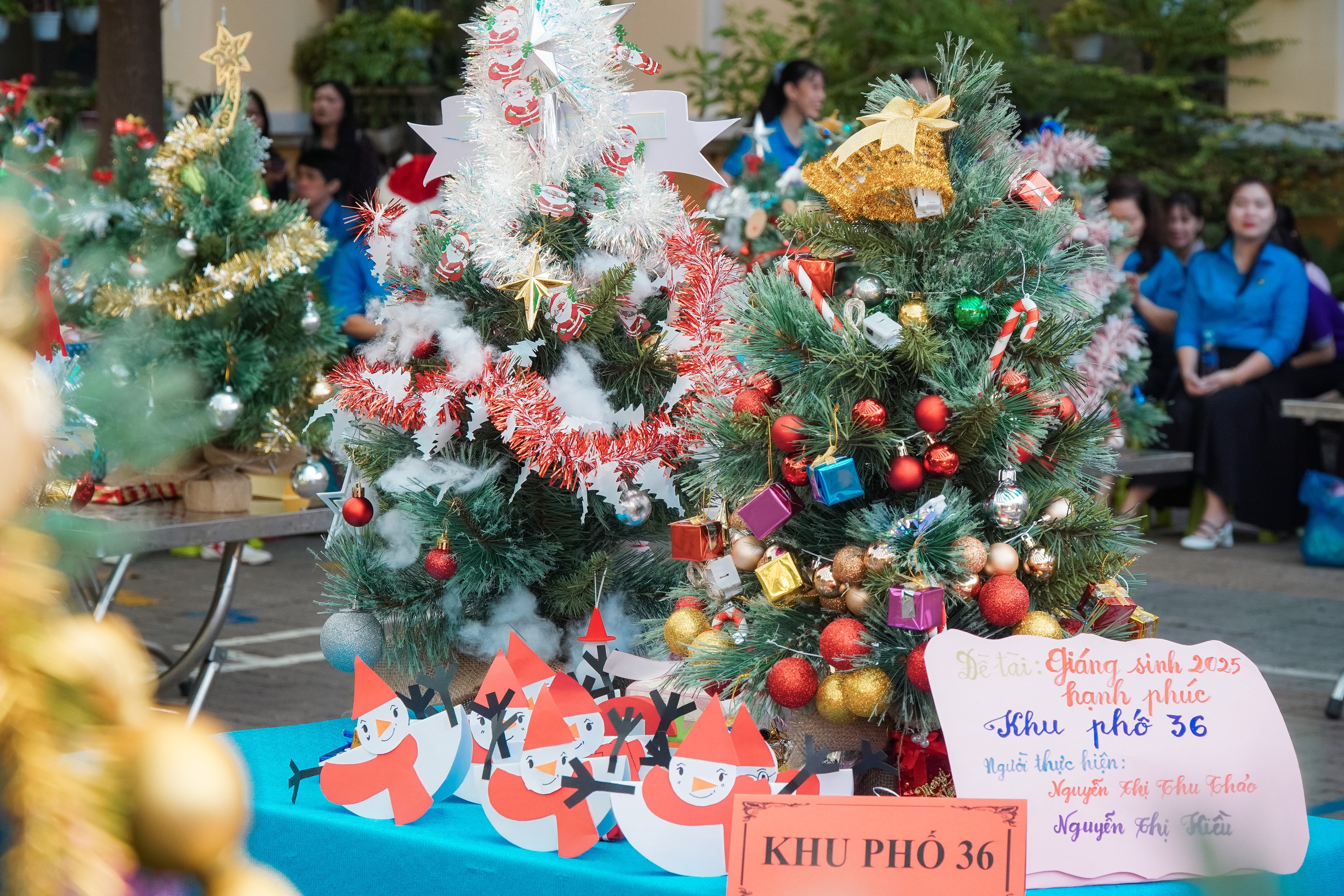 Phường Nhiêu Lộc "lên đèn" đón Giáng sinh bằng hội thi trang trí cây thông - Ảnh 11.