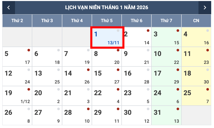 Đề xuất hoán đổi nghỉ tết Dương lịch 2026 kéo dài 4 ngày cho người lao động - Ảnh 1.