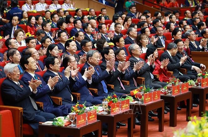 Tổng B&iacute; thư T&ocirc; L&acirc;m dự Đại hội Thi đua y&ecirc;u nước to&agrave;n quốc lần thứ XI - Ảnh 2.