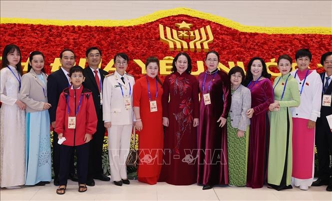 Tổng B&iacute; thư T&ocirc; L&acirc;m dự Đại hội Thi đua y&ecirc;u nước to&agrave;n quốc lần thứ XI - Ảnh 8.