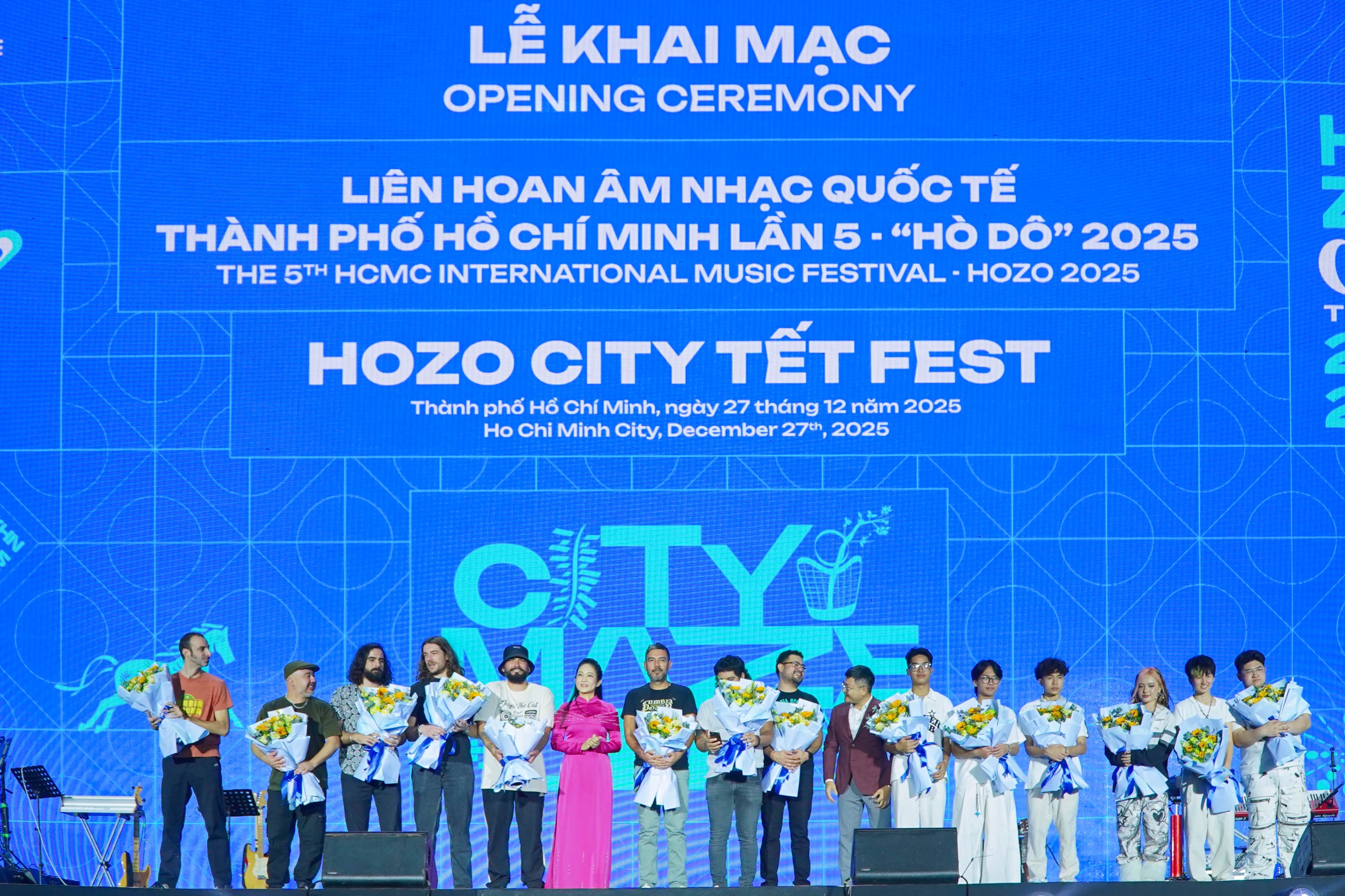 D&agrave;n sao "khủng" đổ bộ đ&ecirc;m khai mạc HOZO City Tết Fest 2025 - Ảnh 4.