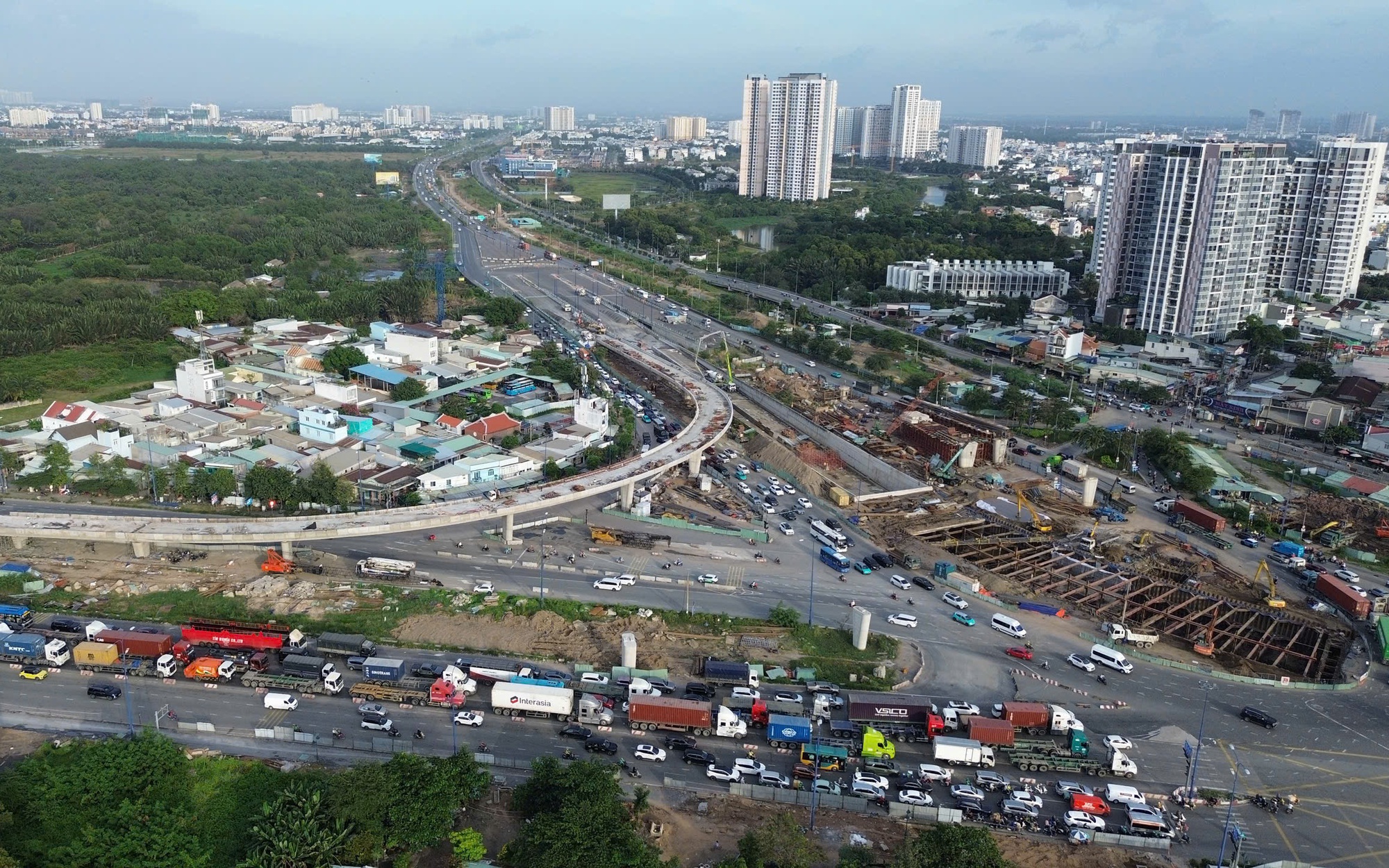 Sắp th&ocirc;ng xe cầu vượt N2 An Ph&uacute;, xe cao tốc đi thế n&agrave;o? - Ảnh 2.