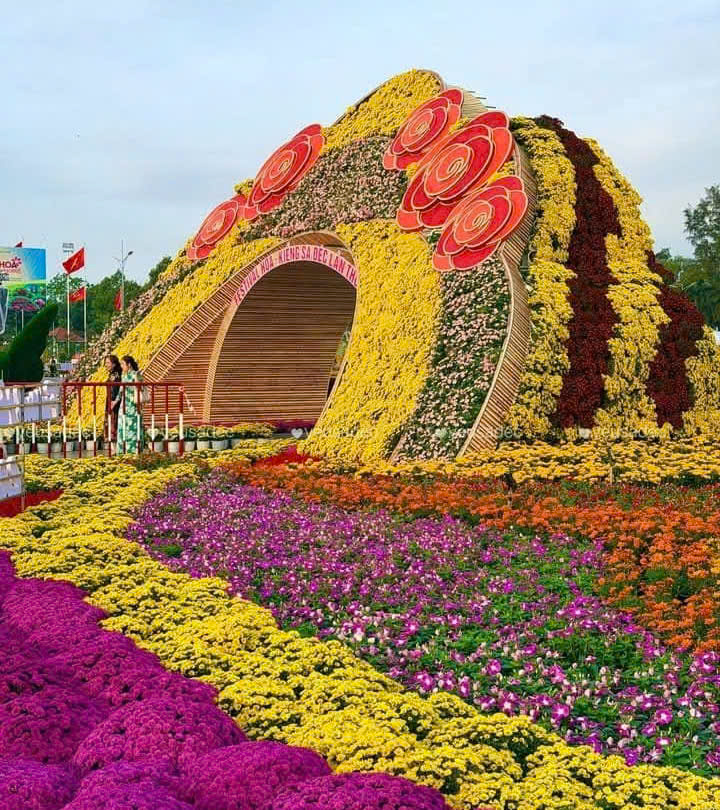 Kỷ lục Bản đồ Việt Nam từ 1 . 000 Giống hoa kiểng tại Festival Sa Đ&eacute;c lần 2 - Ảnh 7.