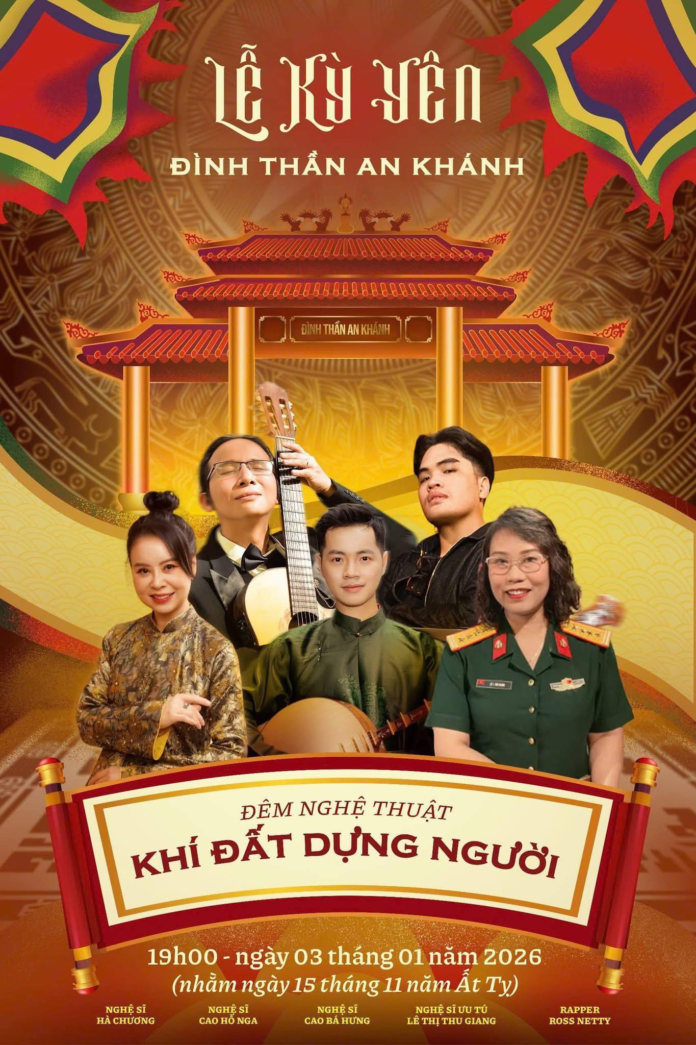 Phương Thanh, Cao Bá Hưng, Băng Di hội ngộ tại Đại lễ Kỳ yên đình thần An Khánh - Ảnh 2.