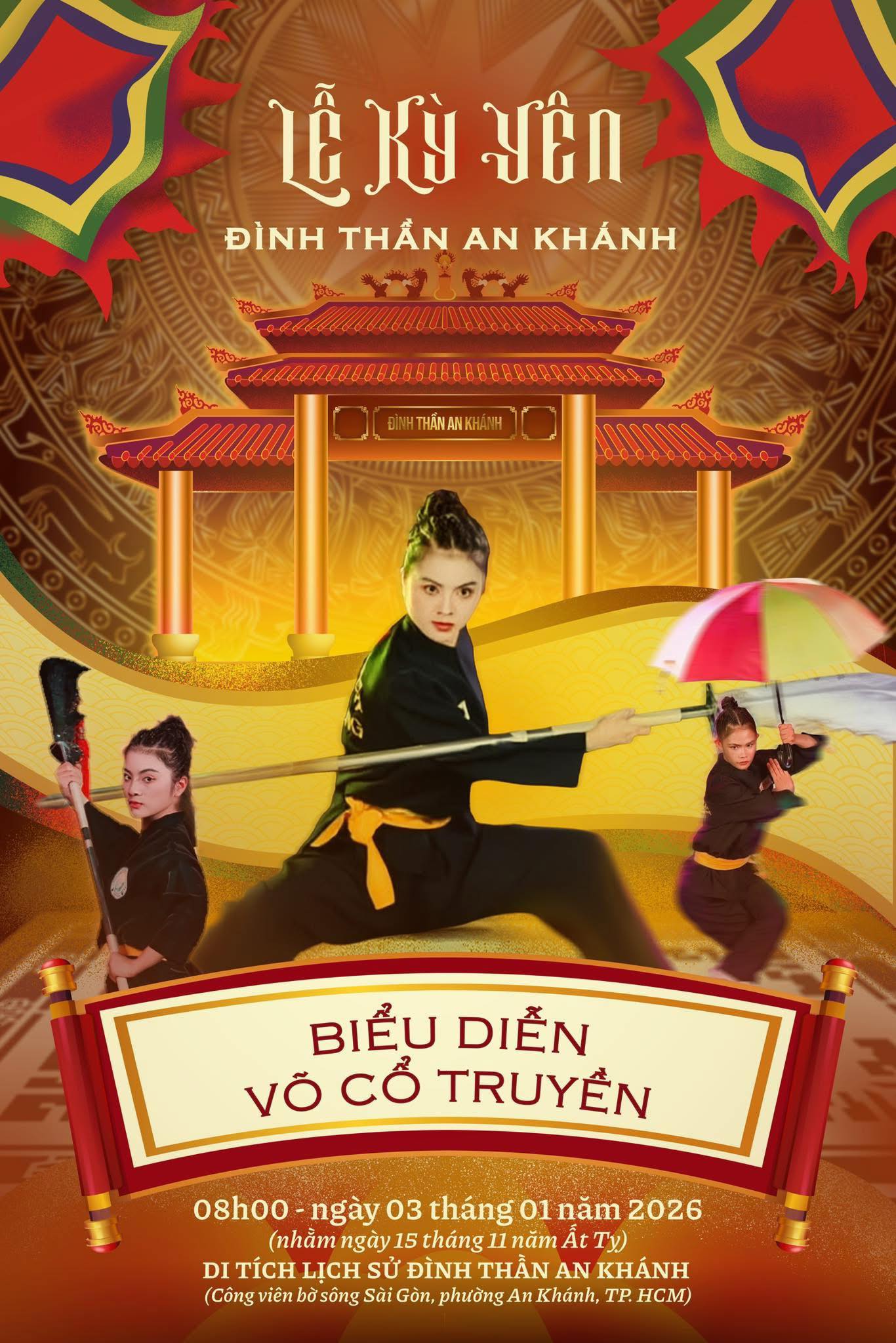 Phương Thanh, Cao Bá Hưng, Băng Di hội ngộ tại Đại lễ Kỳ yên đình thần An Khánh - Ảnh 3.