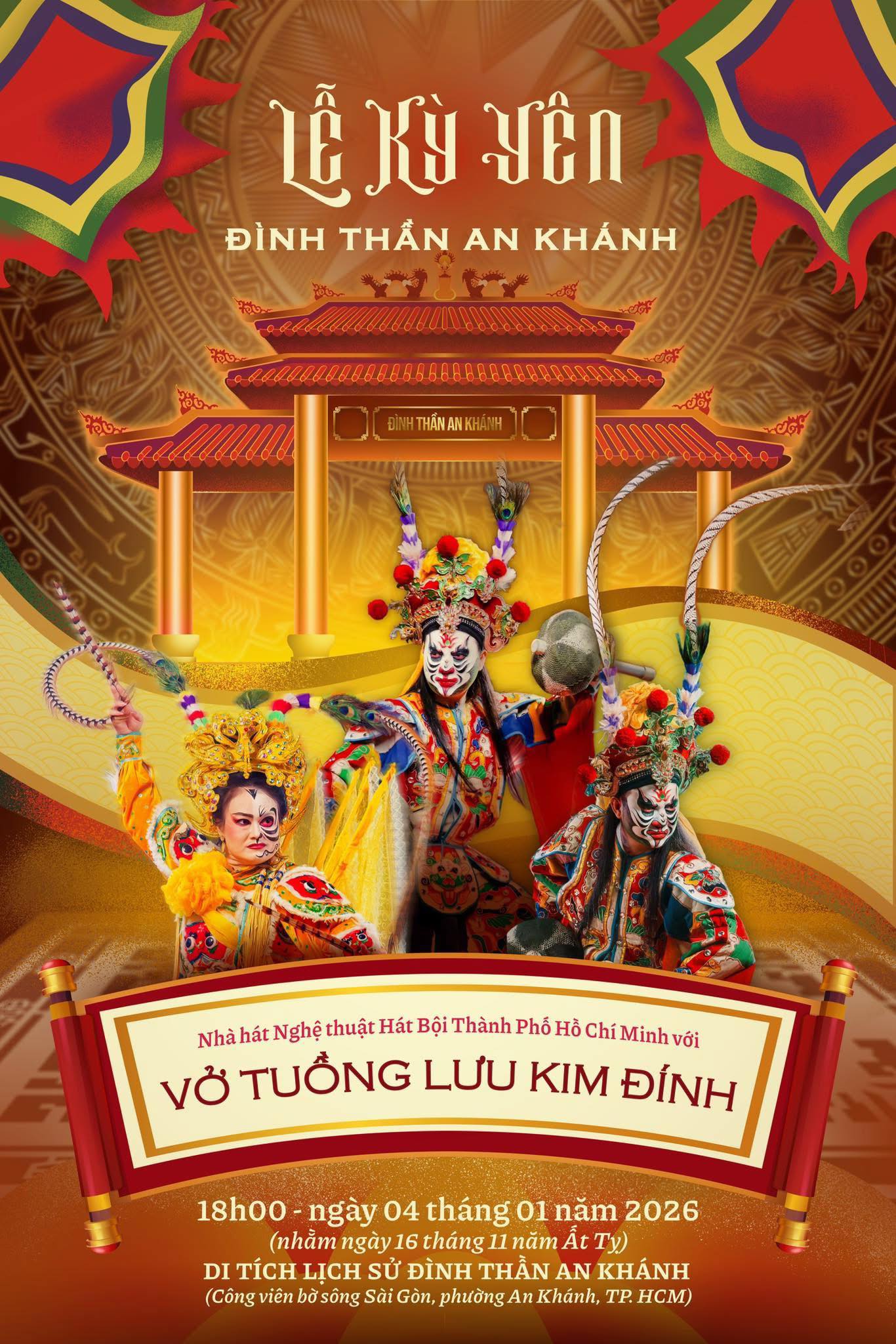 Phương Thanh, Cao Bá Hưng, Băng Di hội ngộ tại Đại lễ Kỳ yên đình thần An Khánh - Ảnh 4.