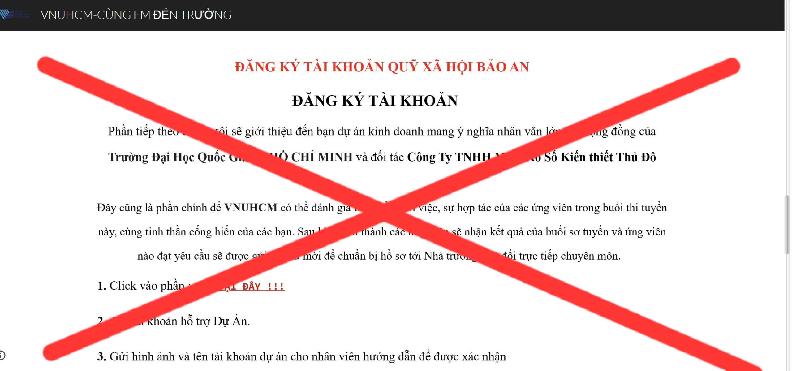 ĐHQG TPHCM phát thông tin cảnh báo giả mạo  - Ảnh 3.