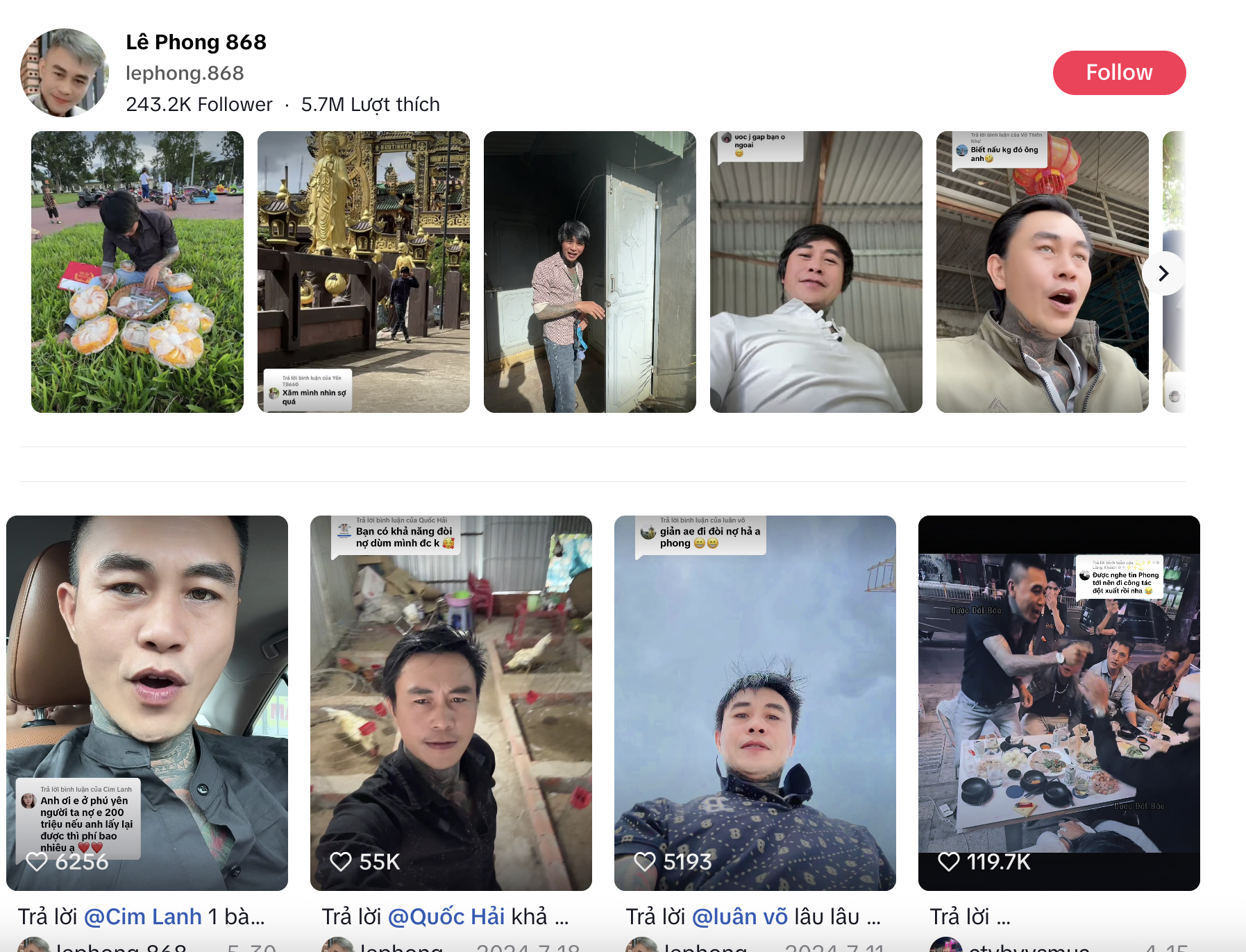 Lê Phong Gia Lai đi chùa, nói đạo lý nhưng cầm đầu đòi nợ trá hình - Ảnh 2.