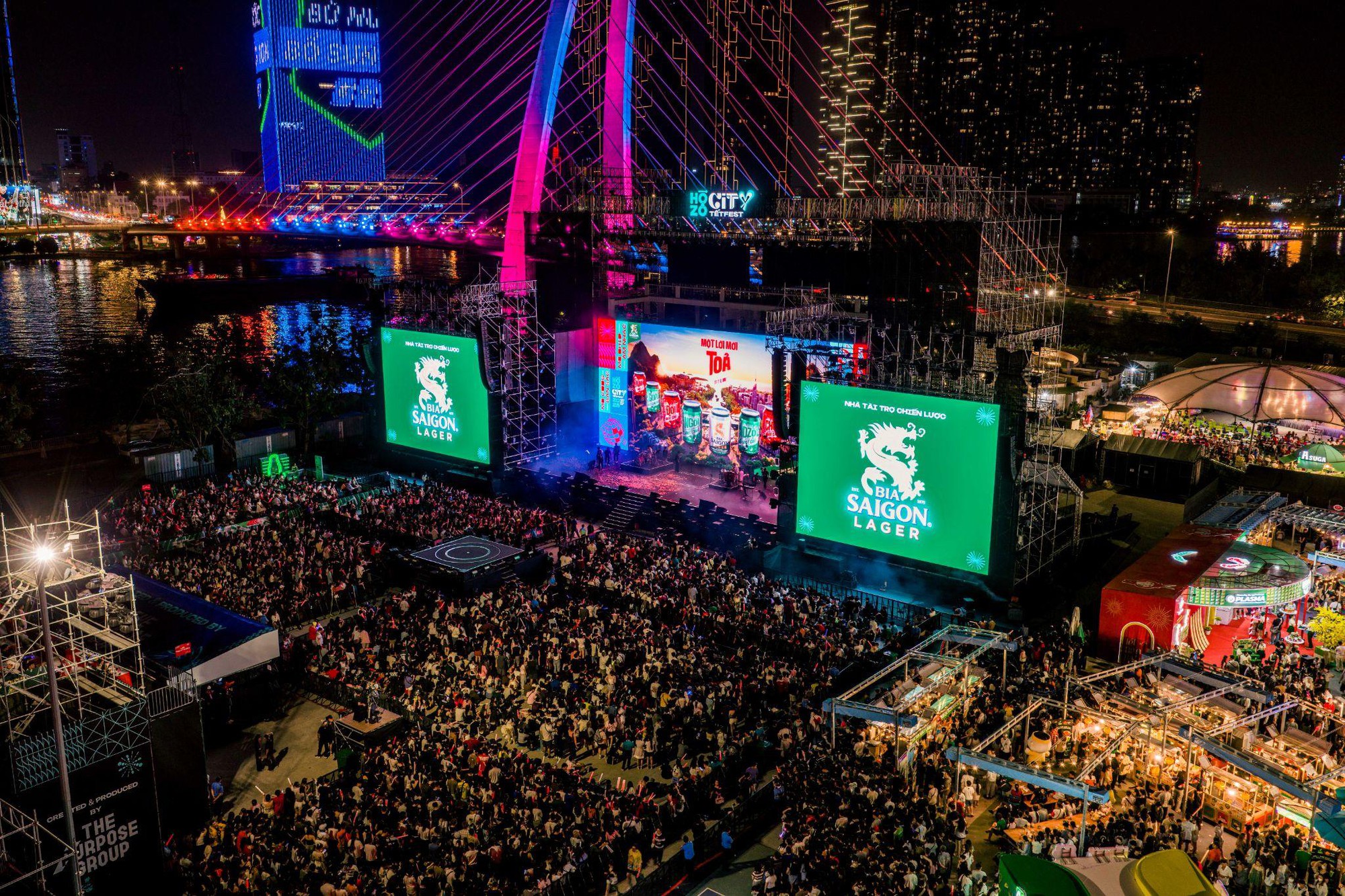 "Tỏa sắc gắn kết": Bia Saigon Lager mang đến Hozo City Tết Fest trải nghiệm văn hóa nhiều vùng miền - Ảnh 1.