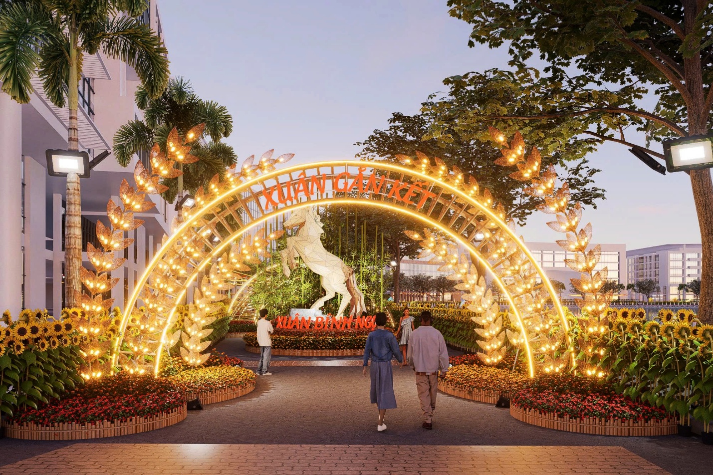 Công bố chủ đề Hội hoa Xuân Phú Mỹ Hưng Tết Bính Ngọ 2026 - Ảnh 1.