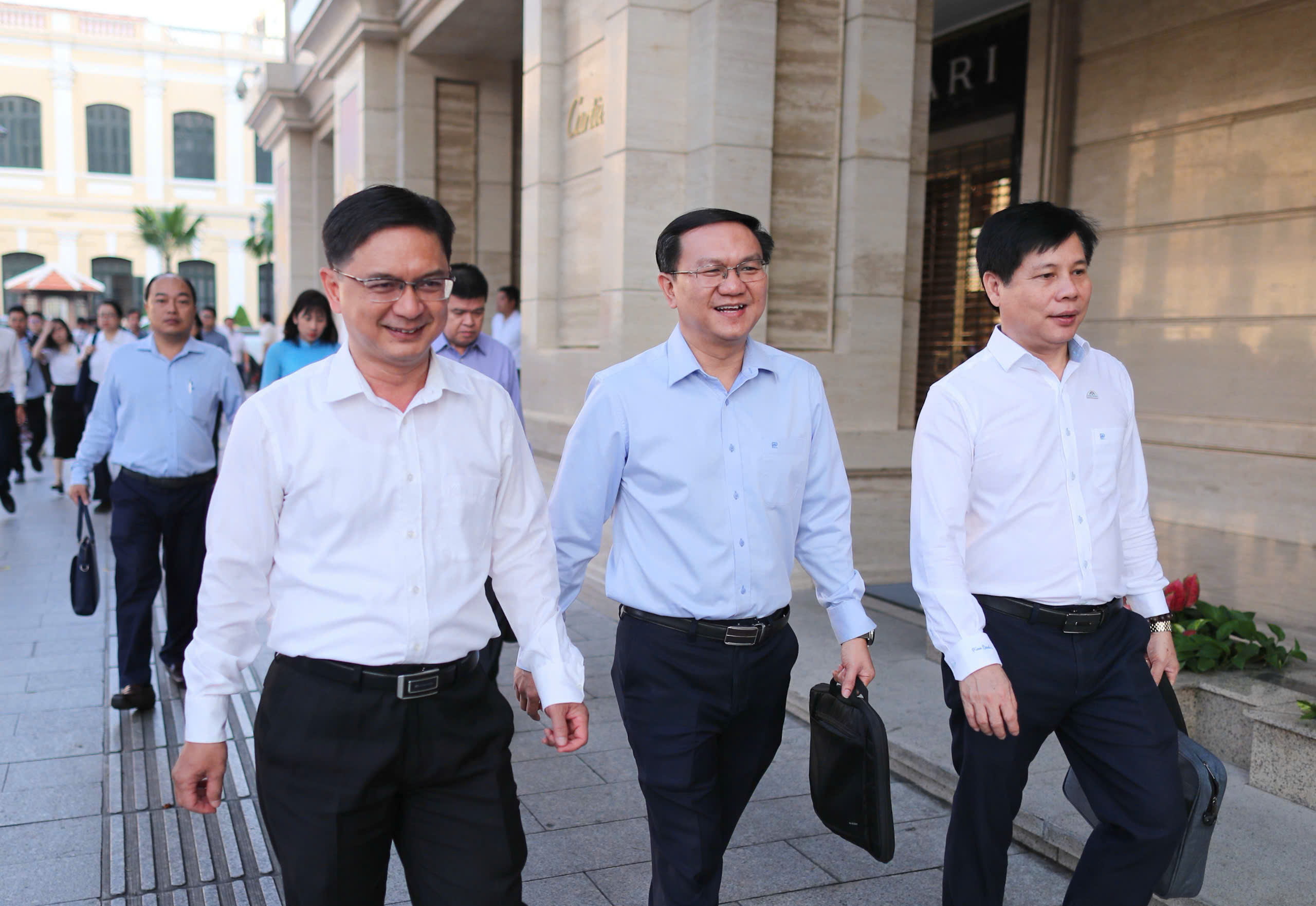 Chủ tịch UBND TPHCM đi Metro đến dự lễ ra mắt Trung t&acirc;m Phục vụ h&agrave;nh ch&iacute;nh c&ocirc;ng - Ảnh 19.