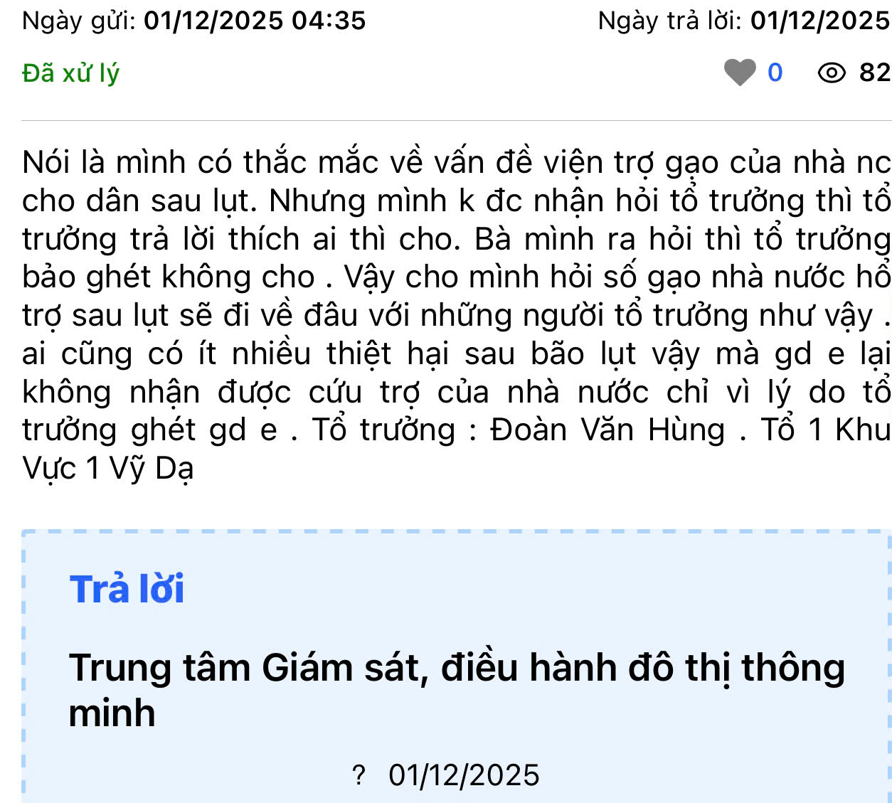 Bị tố không được nhận gạo cứu trợ vì "ghét không cho", tổ trưởng dân phố giải thích gì? - Ảnh 1.