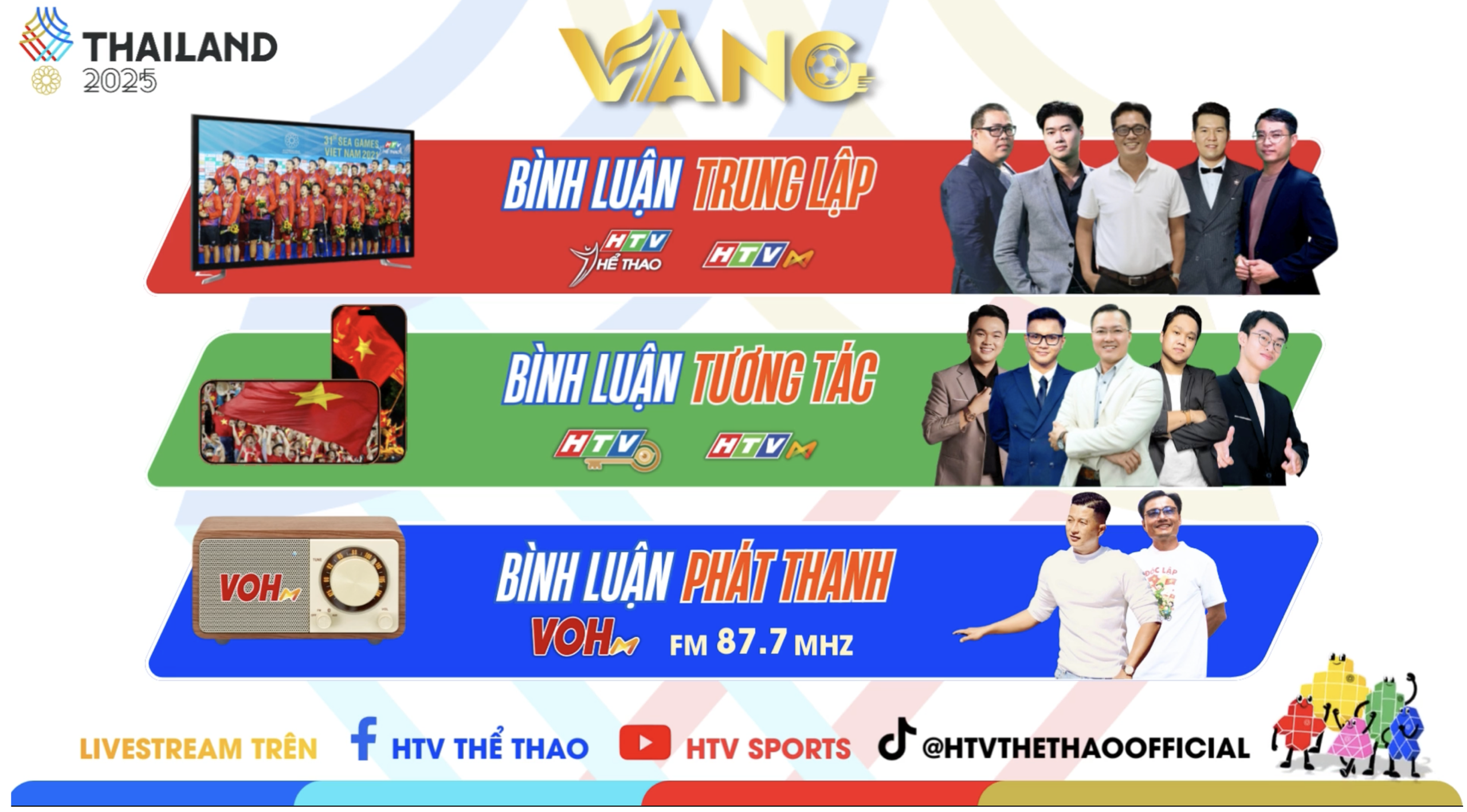 HTV chuẩn bị "phủ sóng Vàng" SEA Games 33 với loạt chương trình đa nền tảng - Ảnh 1.