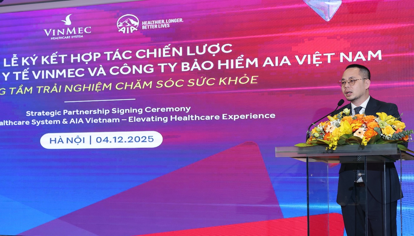 AIA Việt Nam và Vinmec hợp tác chiến lược mở rộng hệ sinh thái chăm sóc sức khỏe cao cấp - Ảnh 3.