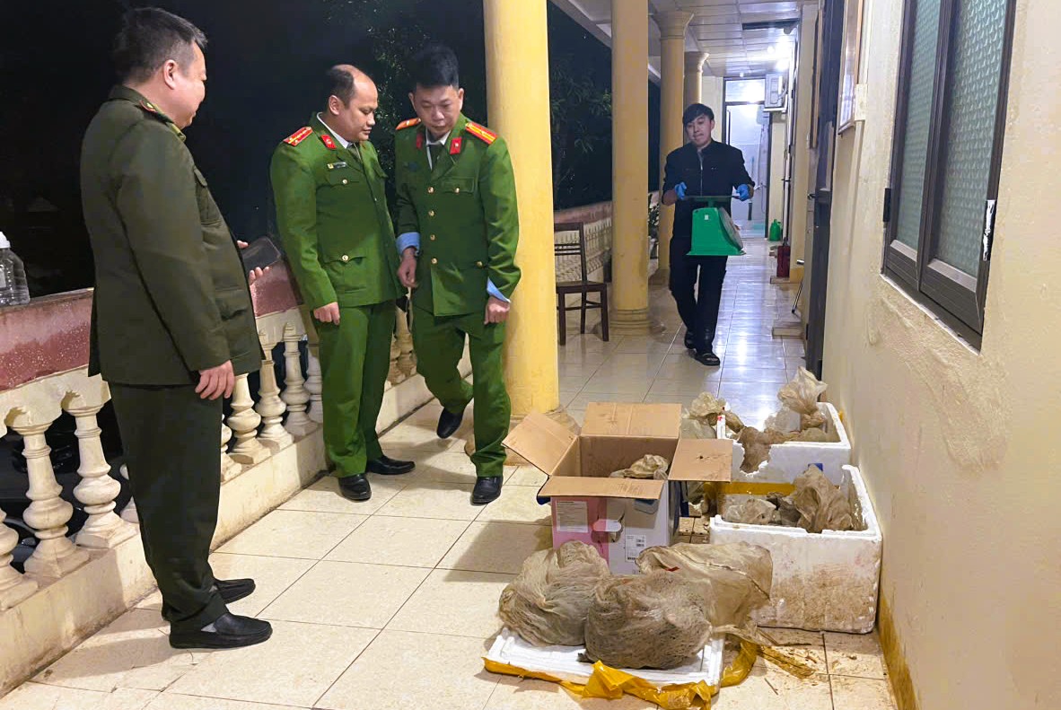 Cứu hộ 12 con vật quý hiếm được công an phát hiện trên ô tô 7 chỗ - Ảnh 2.