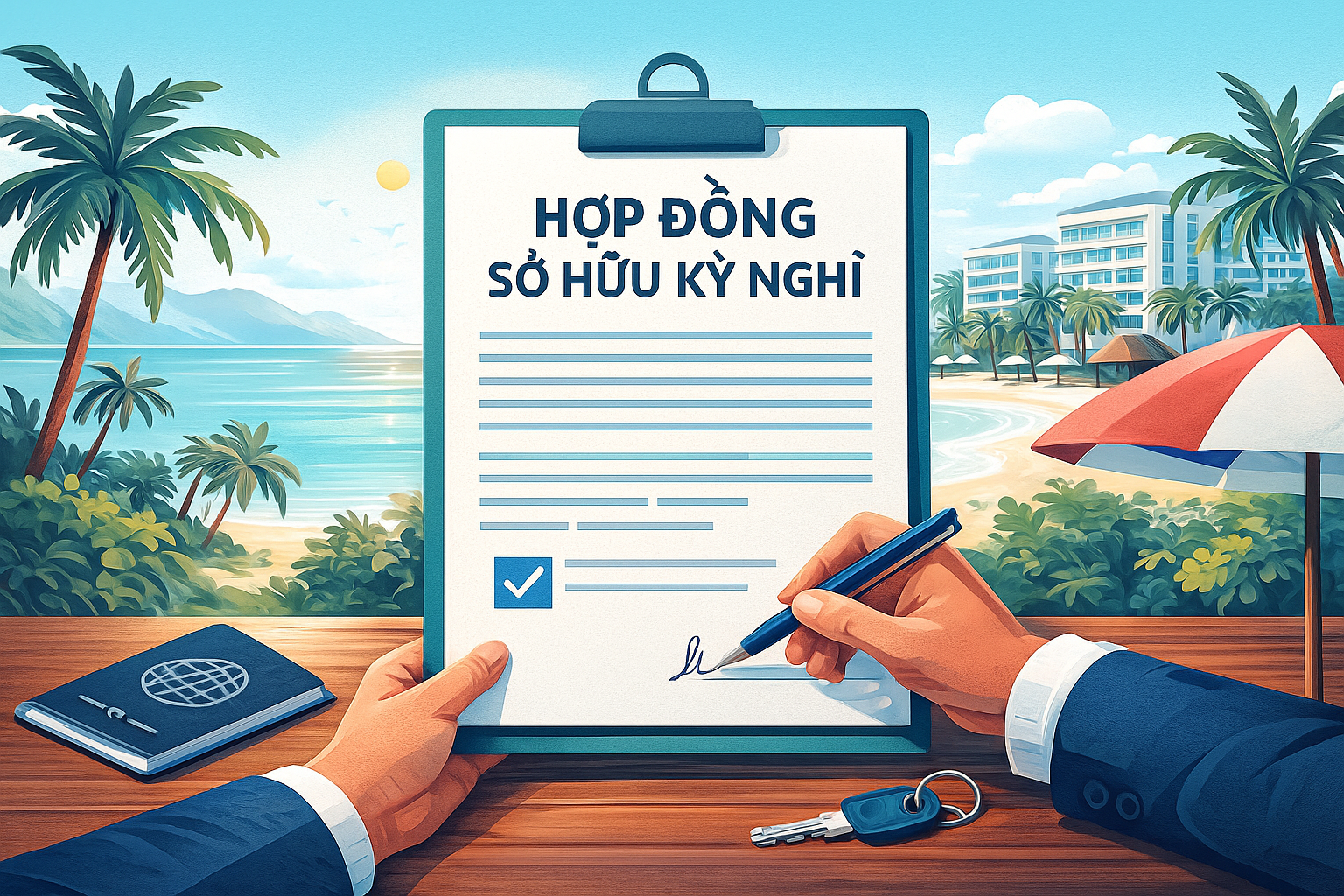 "Bẫy" hợp đồng mẫu trong sở hữu kỳ nghỉ - Ảnh 1.