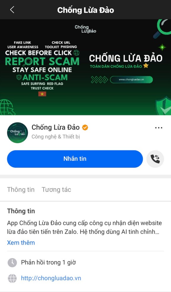 Chống lừa đảo ra mắt Chatbot AI trên Zalo: bảo vệ người dùng Việt 24/7 - Ảnh 20.