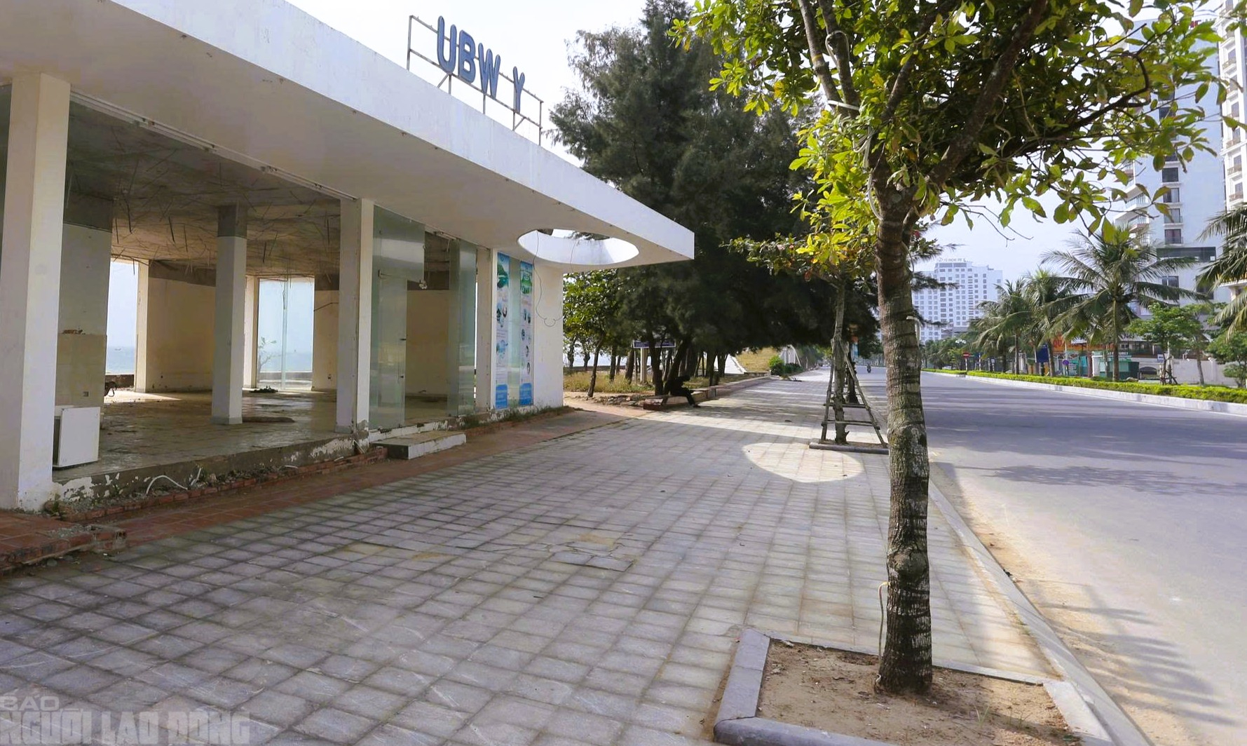 Bãi biển nổi tiếng miền Bắc vẫn tơi tả sau hơn 2 tháng bão đi qua - Ảnh 3.