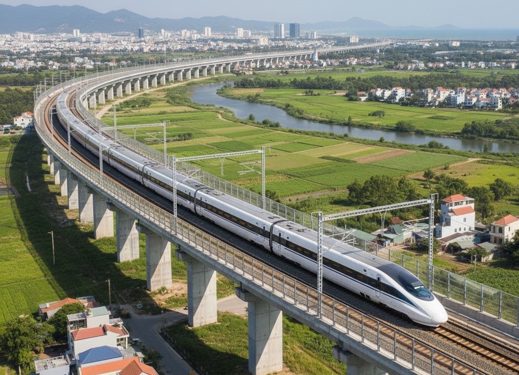 Gần 9.000 tỉ đồng “chạy đà” cho dự án đường sắt tốc độ cao qua Đà Nẵng - Ảnh 1. Gần 9.000 tỉ đồng “chạy đà” cho dự án đường sắt tốc độ cao qua Đà Nẵng - Ảnh 1.