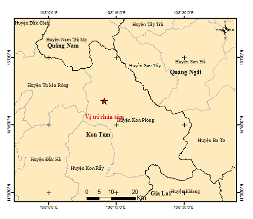 Mùng 4 Tết, Kon Tum xảy ra động đất 2,9 độ - Ảnh 1.