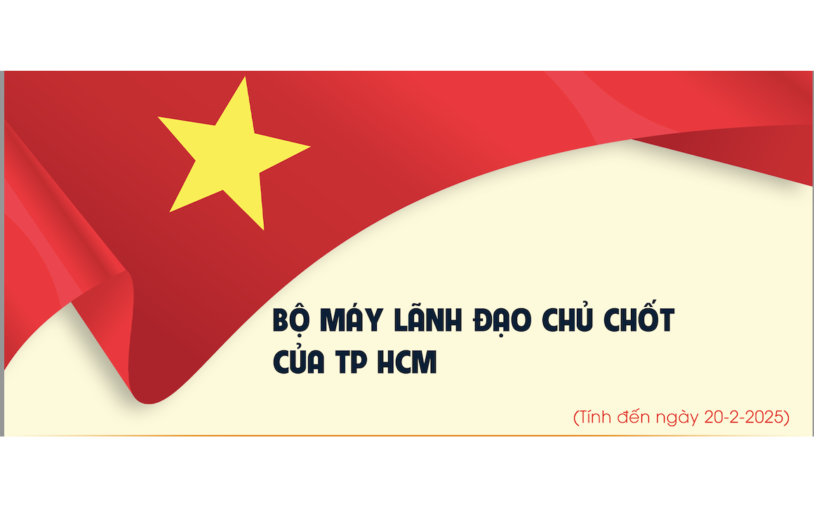 Bộ máy lãnh đạo chủ chốt của TP HCM