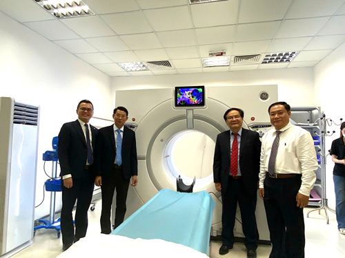 Hệ thống CTScan GE Revolution Apex 1975 của Mỹ được đưa vào sử dụng chẩn đoán bệnh lý nguy hiểm