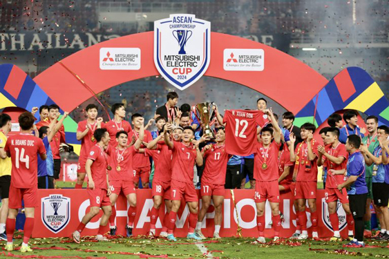 Sau chức vô địch ASEAN Cup 2024, chỉ tiêu của U22 Việt Nam là đoạt huy chương vàng tại SEA Games 33 Ảnh: VFF