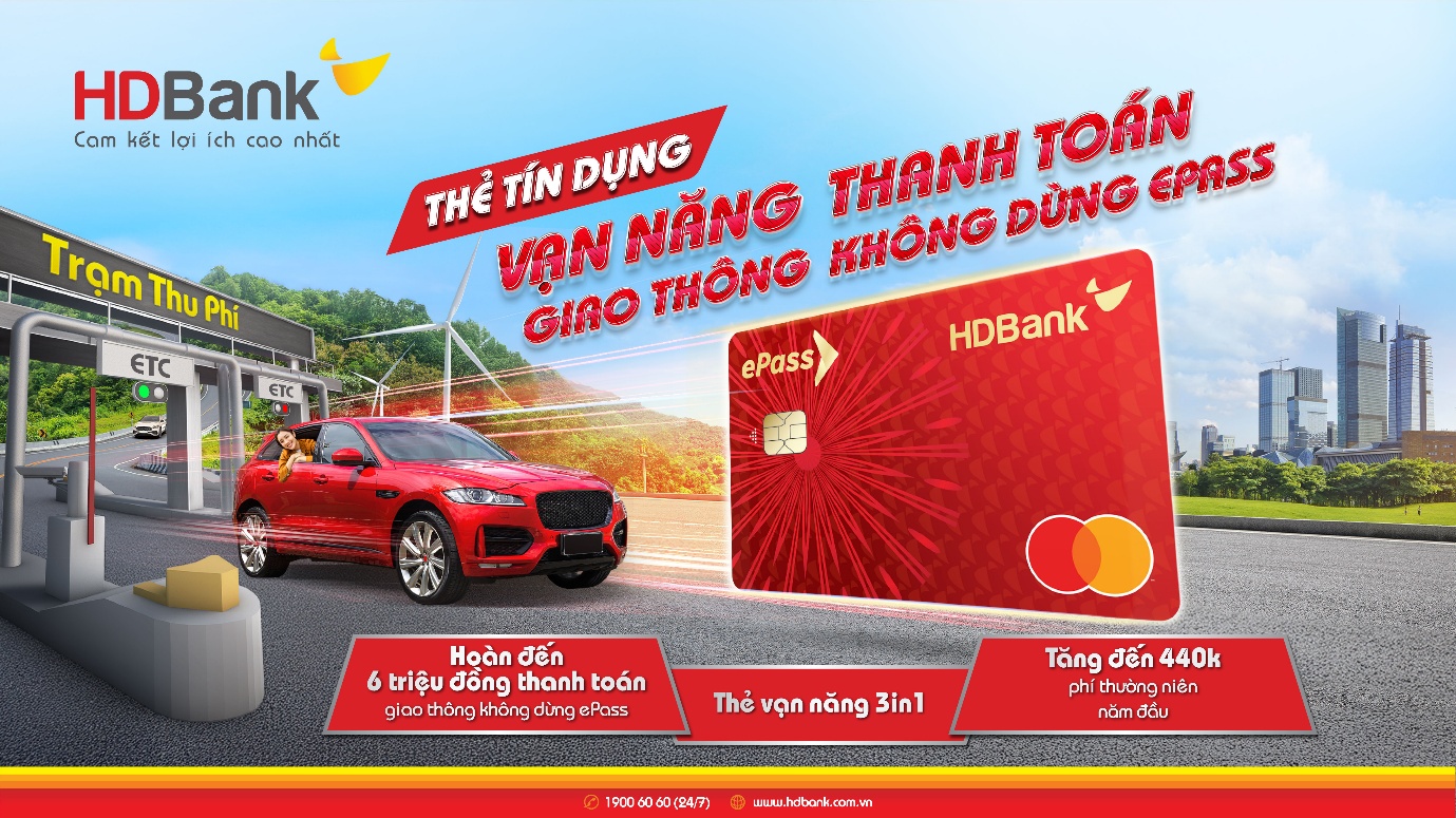 HDBank ePass 3in1 - Thẻ vạn năng cho chủ xe thời đại số- Ảnh 1.