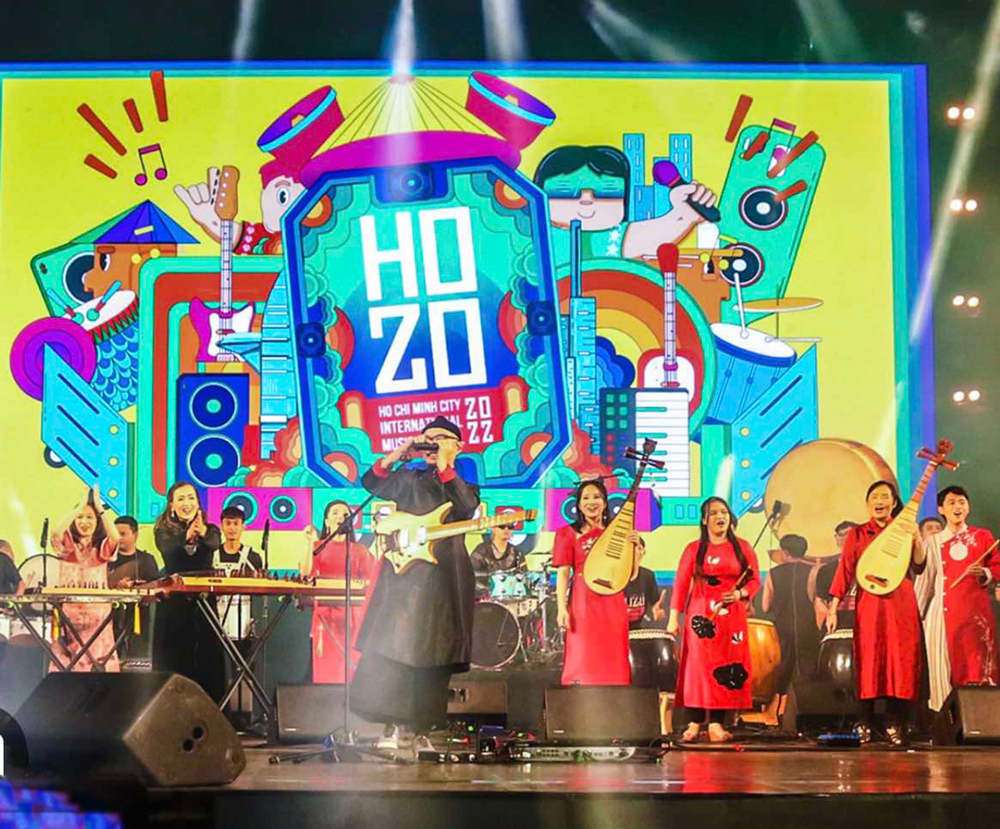 Das „HOZO International Music Festival“ hinterlässt bei jedem Besuch in Ho-Chi-Minh-Stadt einen starken Eindruck beim internationalen Publikum. Foto: HO-CHI-MINH-STADT-ABTEILUNG FÜR KULTUR UND SPORT “Lễ hội Âm nhạc quốc tế HOZO” đã tạo dấu ấn đậm nét trong lòng công chúng quốc tế mỗi khi đến TP HCM. Ảnh: SỞ VĂN HÓA - THỂ THAO TP HCM