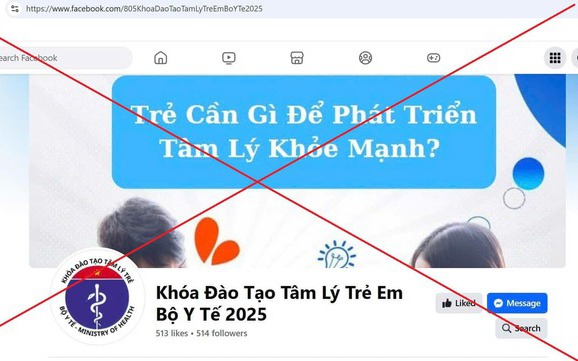 Phát hiện fanpage giả mạo thông tin Bộ Y tế