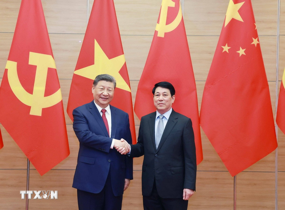 Chiêu đãi chào mừng Tổng Bí thư, Chủ tịch nước Trung Quốc Tập Cận Bình- Ảnh 4. Chiêu đãi chào mừng Tổng Bí thư, Chủ tịch nước Trung Quốc Tập Cận Bình- Ảnh 4.