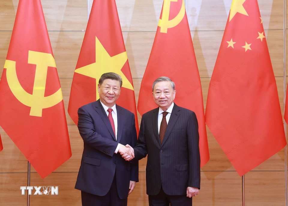 Chiêu đãi chào mừng Tổng Bí thư, Chủ tịch nước Trung Quốc Tập Cận Bình- Ảnh 3. Chiêu đãi chào mừng Tổng Bí thư, Chủ tịch nước Trung Quốc Tập Cận Bình- Ảnh 3.