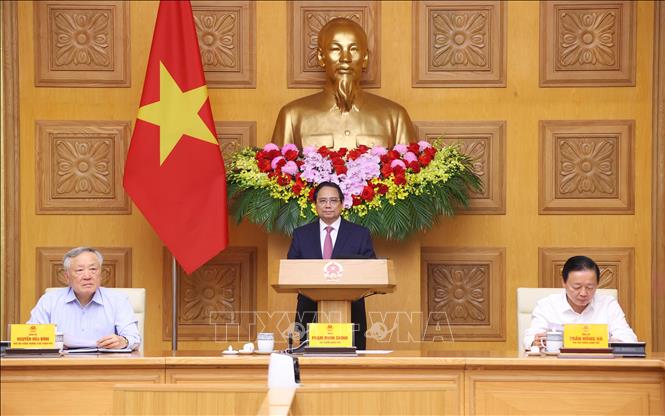 Thủ tướng Phạm Minh Chính chủ trì họp về sáp nhập tỉnh, thành phố- Ảnh 1. Thủ tướng Phạm Minh Chính chủ trì họp về sáp nhập tỉnh, thành phố- Ảnh 1.