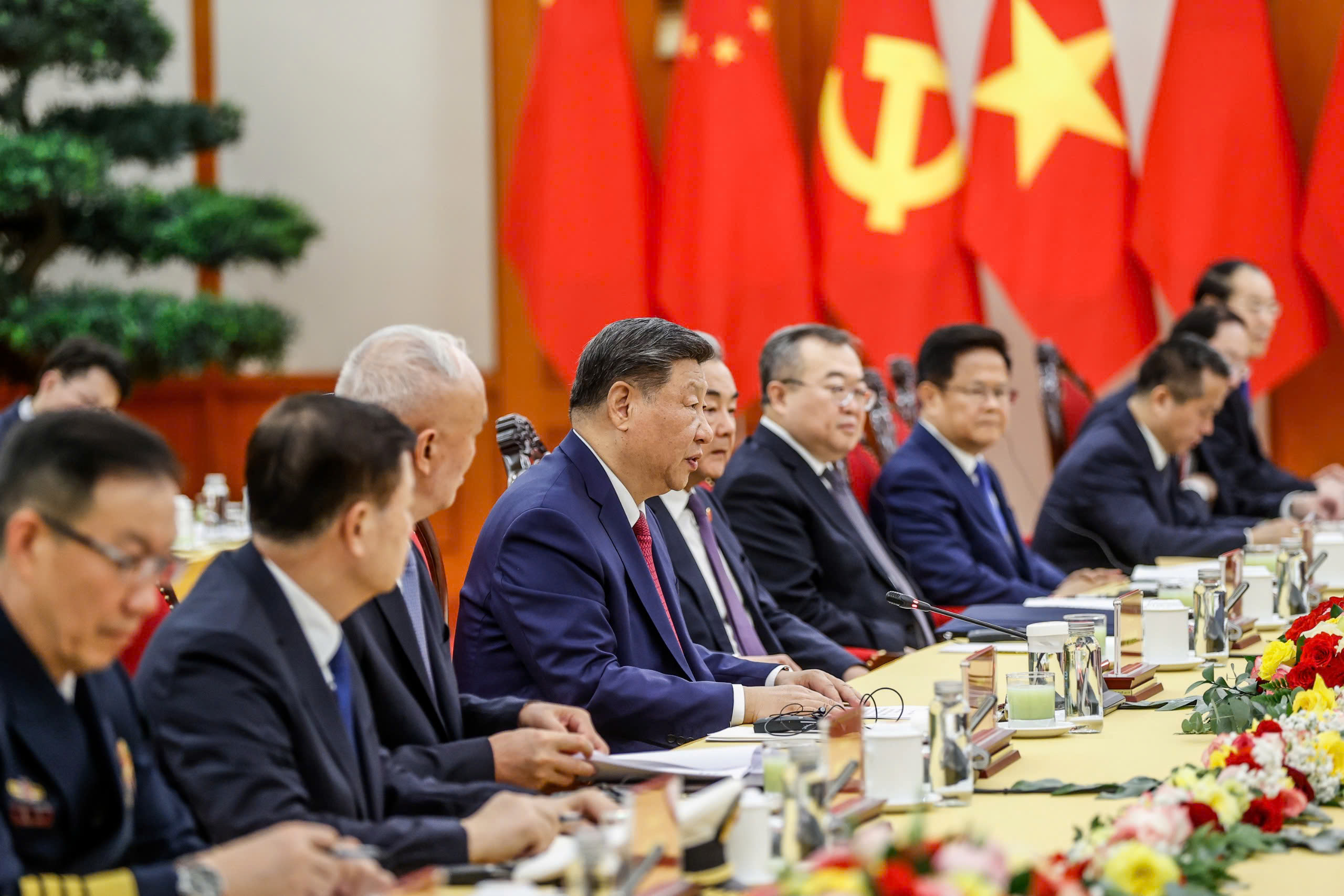 Tổng Bí thư Tô Lâm hội đàm với Tổng Bí thư, Chủ tịch Trung Quốc Tập Cận Bình- Ảnh 6. Tổng Bí thư Tô Lâm hội đàm với Tổng Bí thư, Chủ tịch Trung Quốc Tập Cận Bình- Ảnh 6.