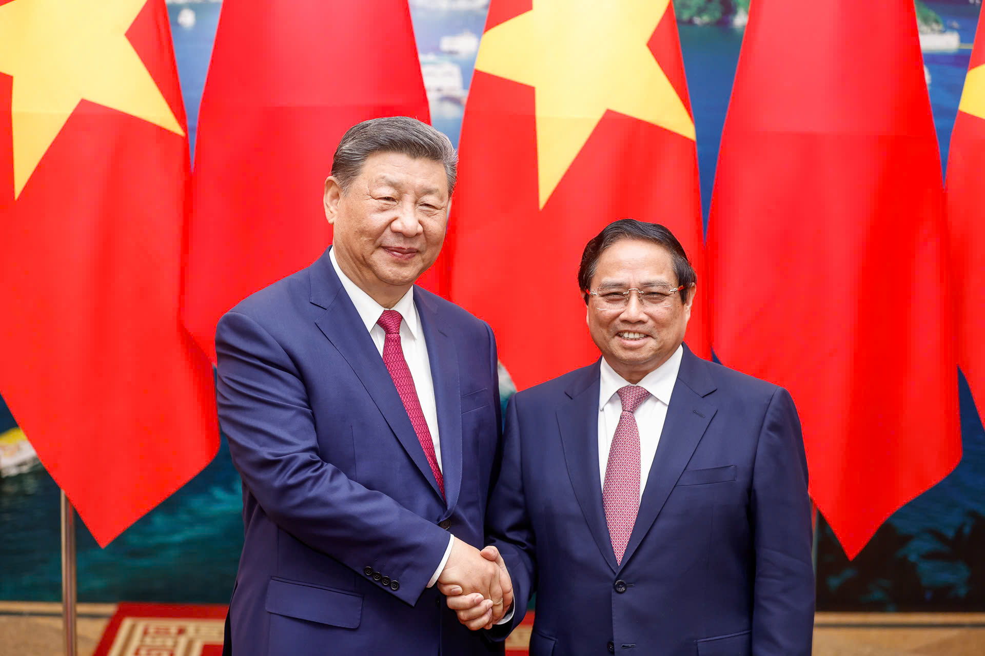 Thủ tướng Phạm Minh Chính hội kiến Tổng Bí thư,
Chủ tịch Trung Quốc Tập Cận Bình- Ảnh 1. Thủ tướng Phạm Minh Chính hội kiến Tổng Bí thư,
Chủ tịch Trung Quốc Tập Cận Bình- Ảnh 1.