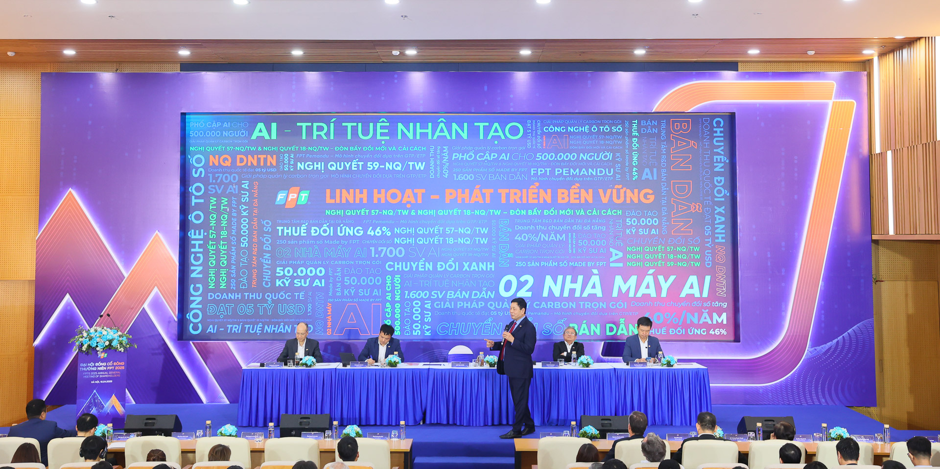 ដោយមិនញញើតនឹង DeepSeek ប្រធាន FPT បង្ហាញពី 'មហិច្ឆតា' ដើម្បីពង្រីកការគ្របដណ្តប់ AI - រូបភាពទី 1។ Không ngại DeepSeek, Chủ tịch FPT hé lộ 'tham vọng' phủ sóng AI - Ảnh 1.