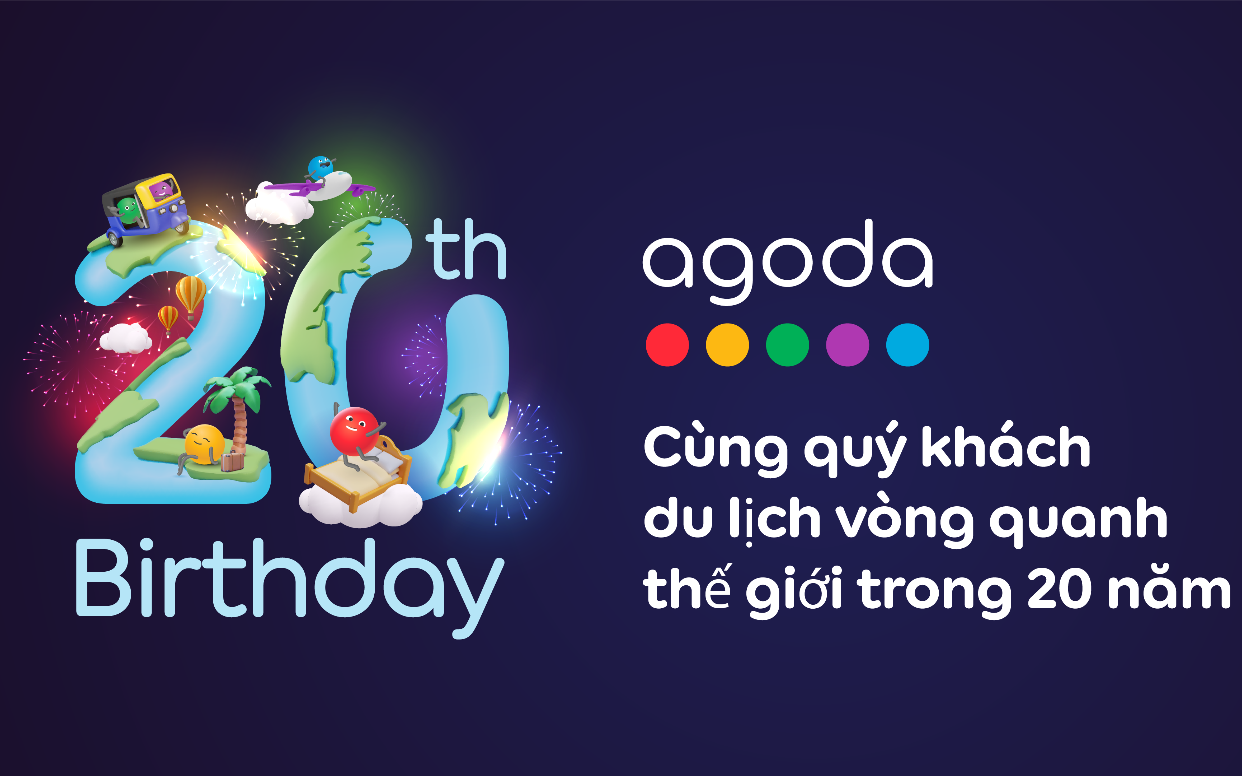 Agoda tung ưu đãi sinh nhật cực sốc trong 2 tuần