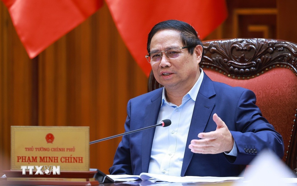 Thủ tướng: Hiện thực hóa nội dung điện đàm giữa Tổng Bí thư Tô Lâm và Tổng thống Donald Trump- Ảnh 1. Thủ tướng: Hiện thực hóa nội dung điện đàm giữa Tổng Bí thư Tô Lâm và Tổng thống Donald Trump- Ảnh 1.