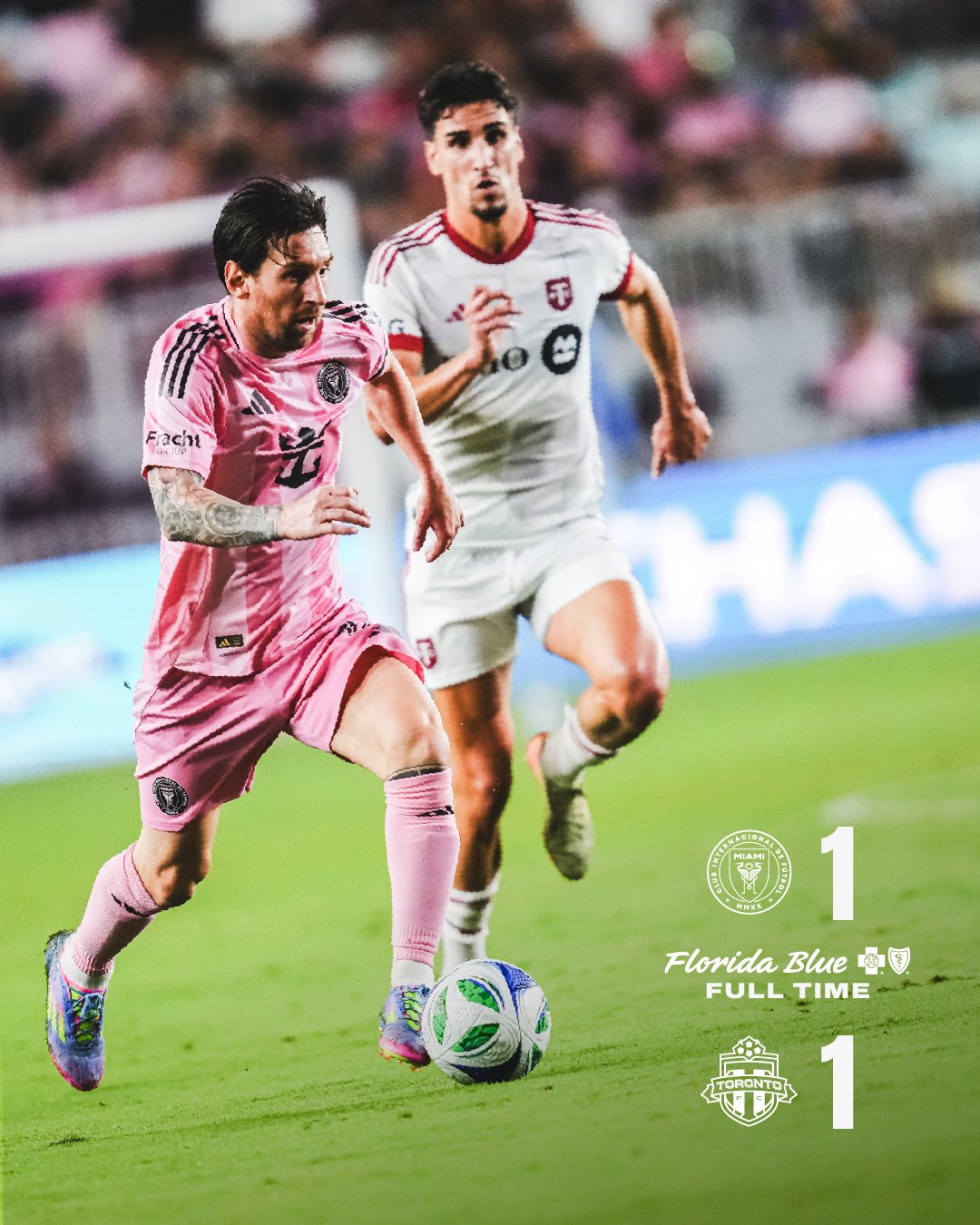 Messi mencipta rekod baharu, Inter Miami seri secara dramatik dengan Toronto FC - Foto 1. Messi lập kỷ lục mới, Inter Miami hòa kịch tính Toronto FC- Ảnh 1.