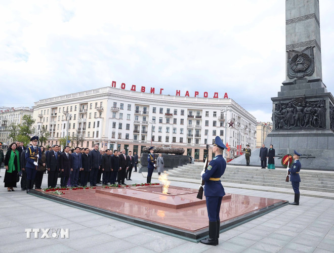 Tổng Bí thư Tô Lâm: Vun đắp tình hữu nghị Việt Nam-Belarus ngày càng bền chặt- Ảnh 5. Tổng Bí thư Tô Lâm: Vun đắp tình hữu nghị Việt Nam-Belarus ngày càng bền chặt- Ảnh 5.